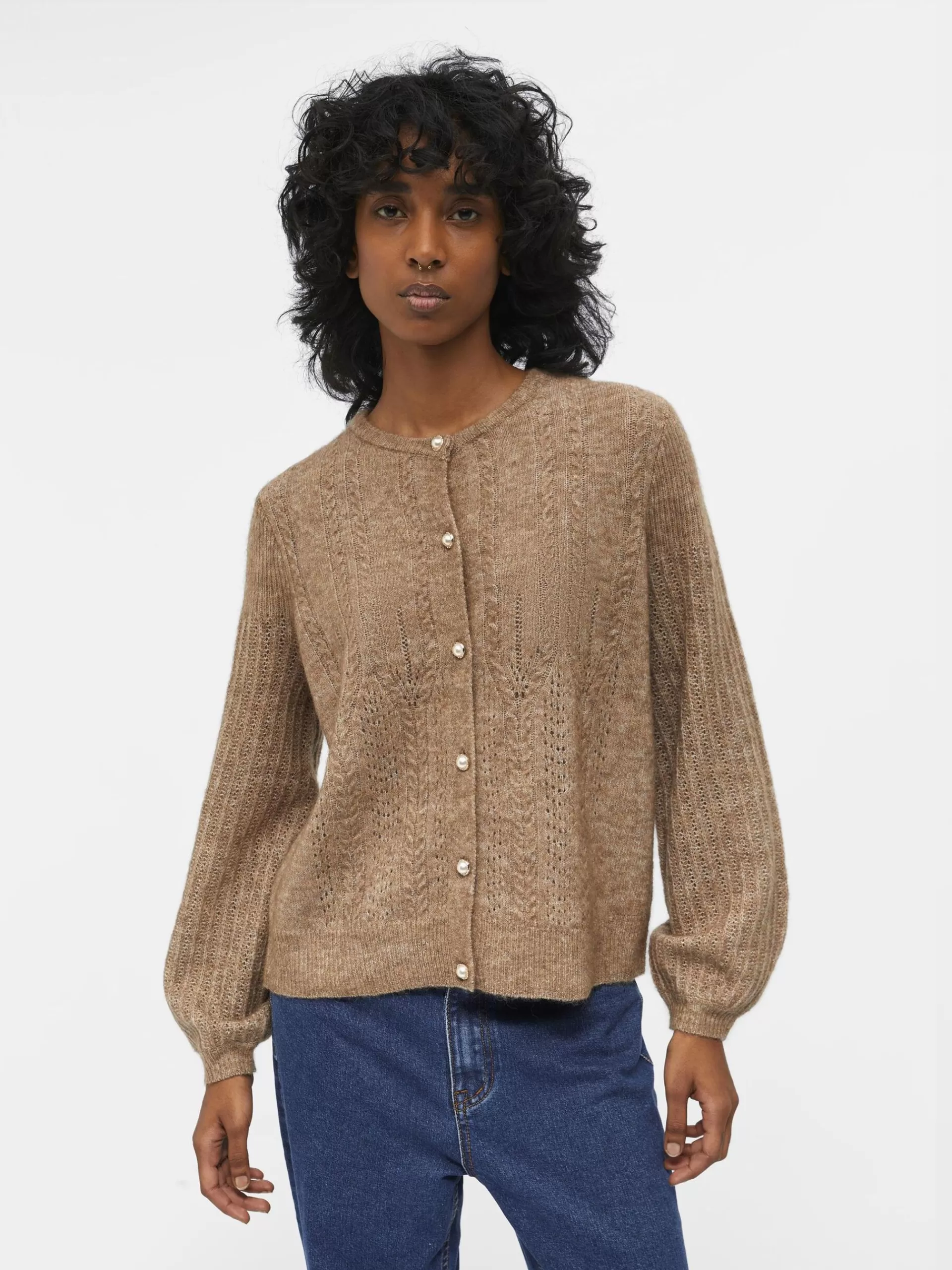 OBJECT ALPAKKA ULLBLANDING CARDIGAN