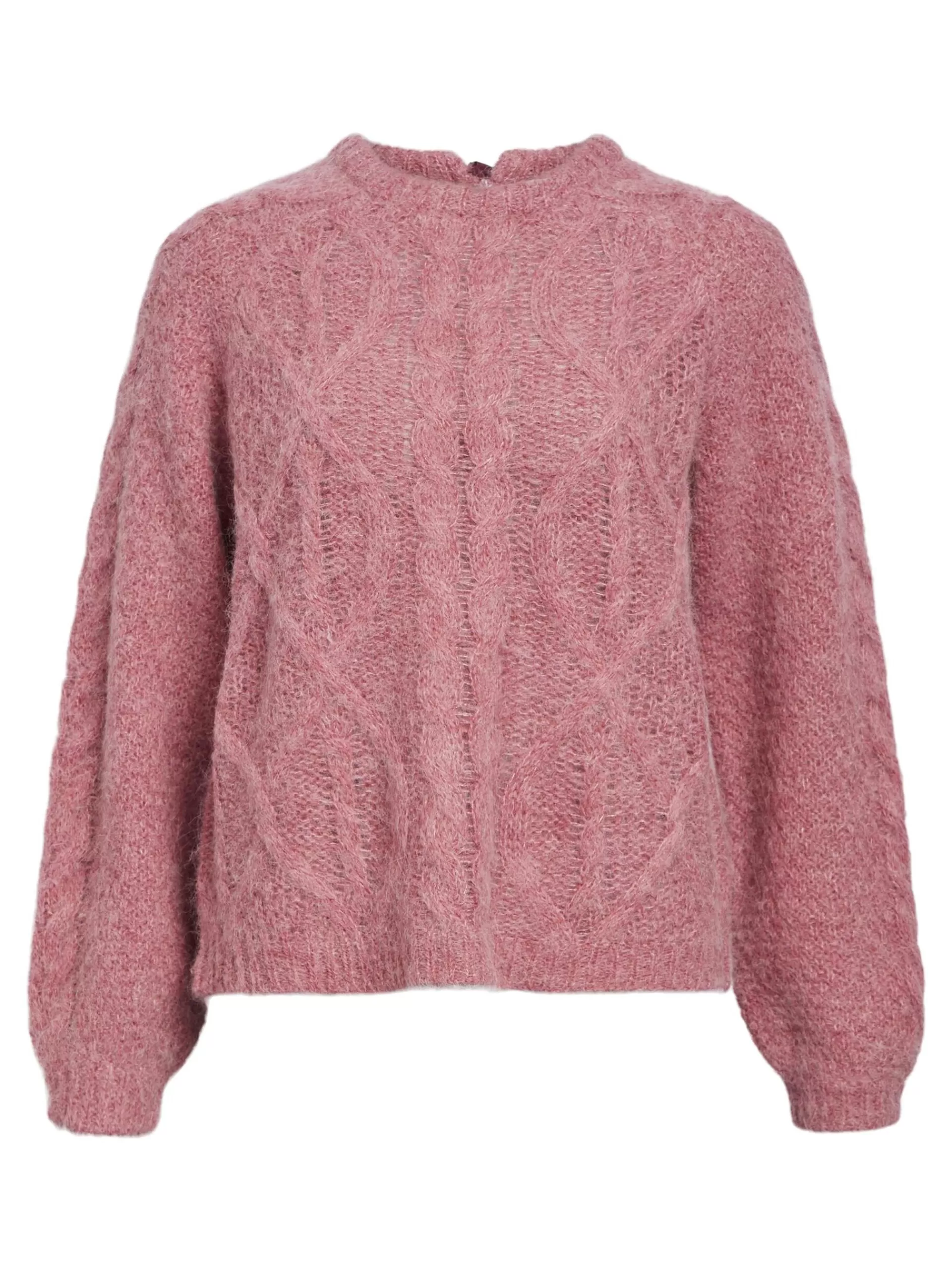 OBJECT ALPAKKAULLBLANDING STRIKKET PULLOVER
