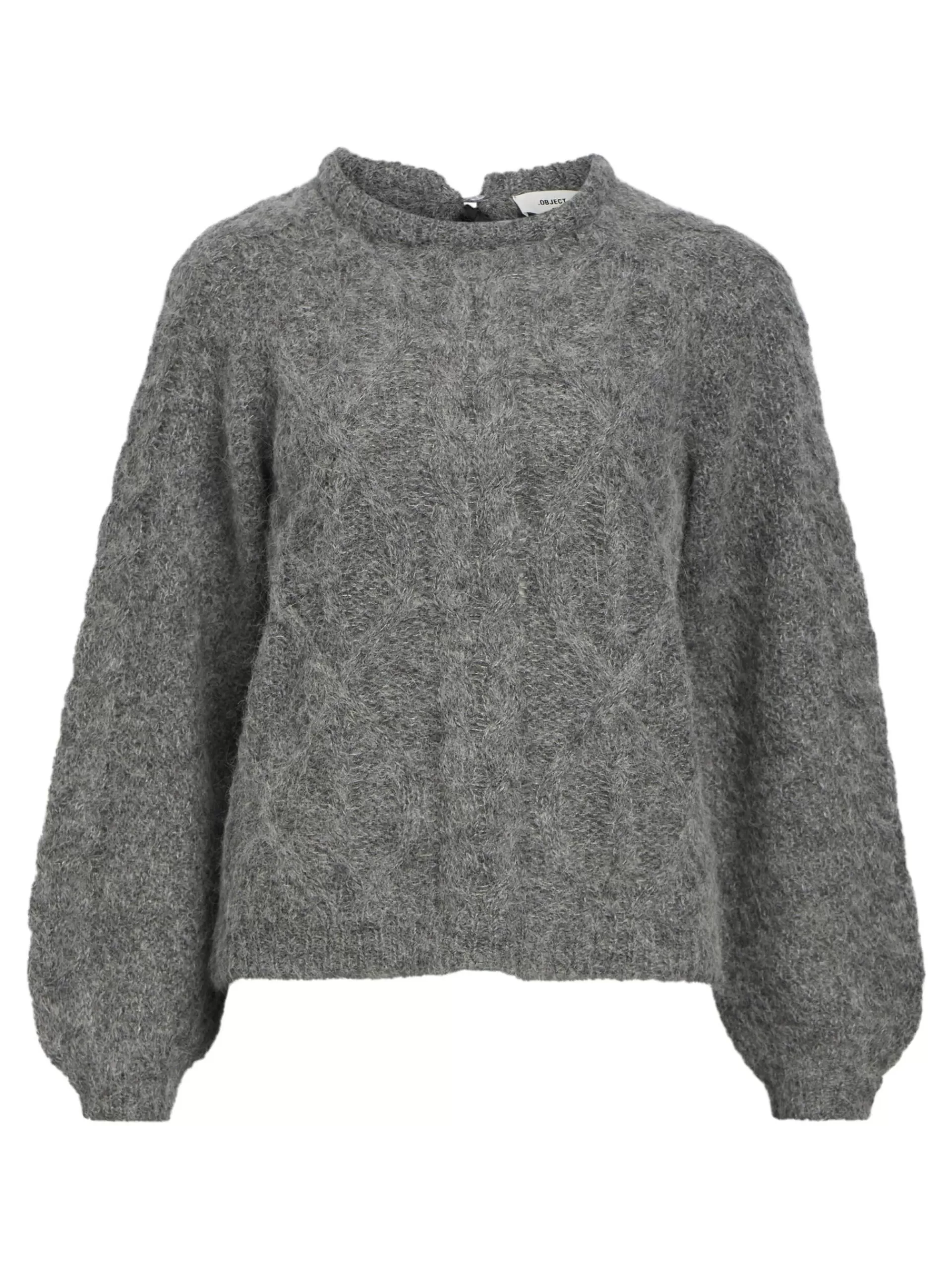 OBJECT ALPAKKAULLBLANDING STRIKKET PULLOVER