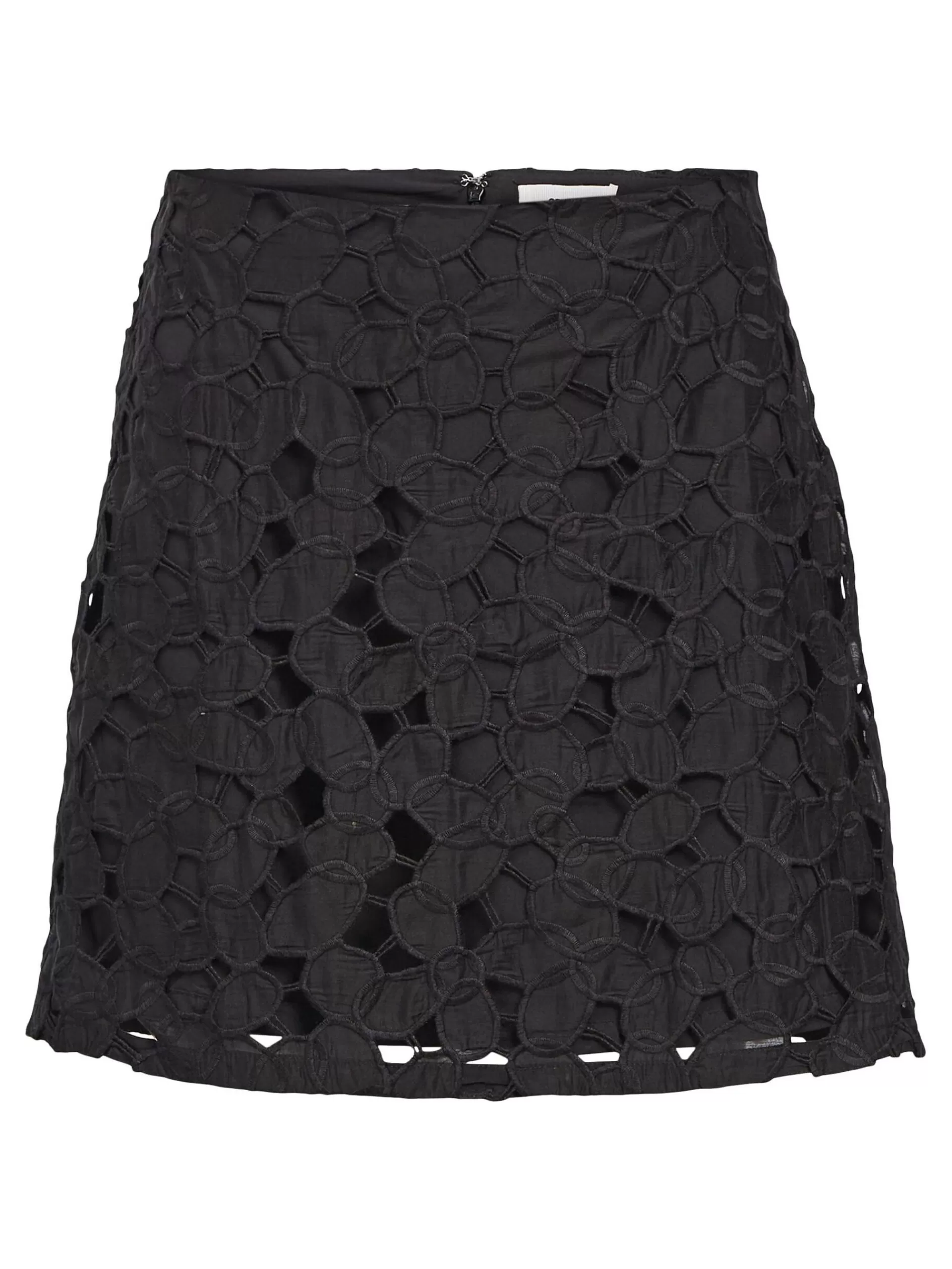 OBJECT BRODERIE ANGLAISE MINISKJØRT