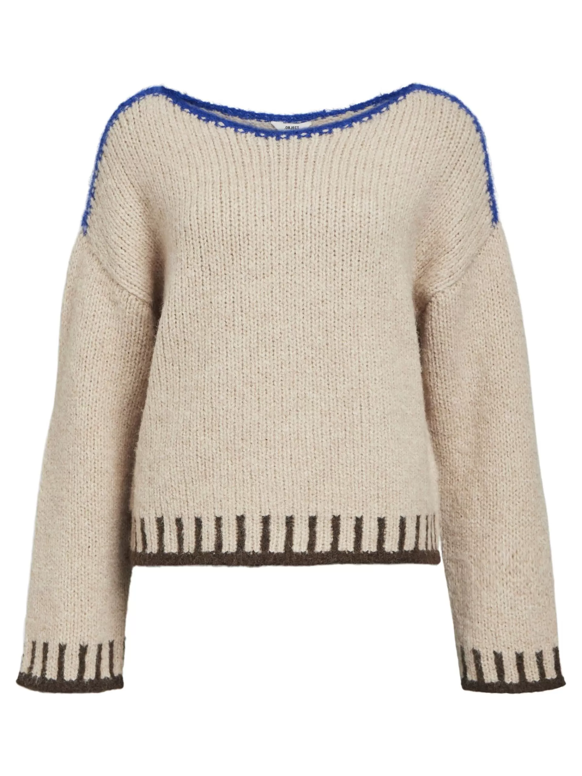 OBJECT BÅTHALS STRIKKET PULLOVER