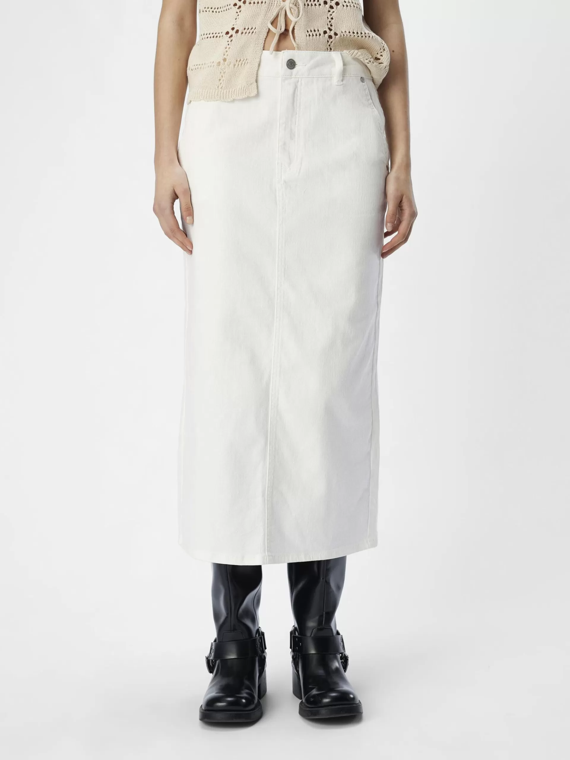 OBJECT DENIM MAKSISKJØRT