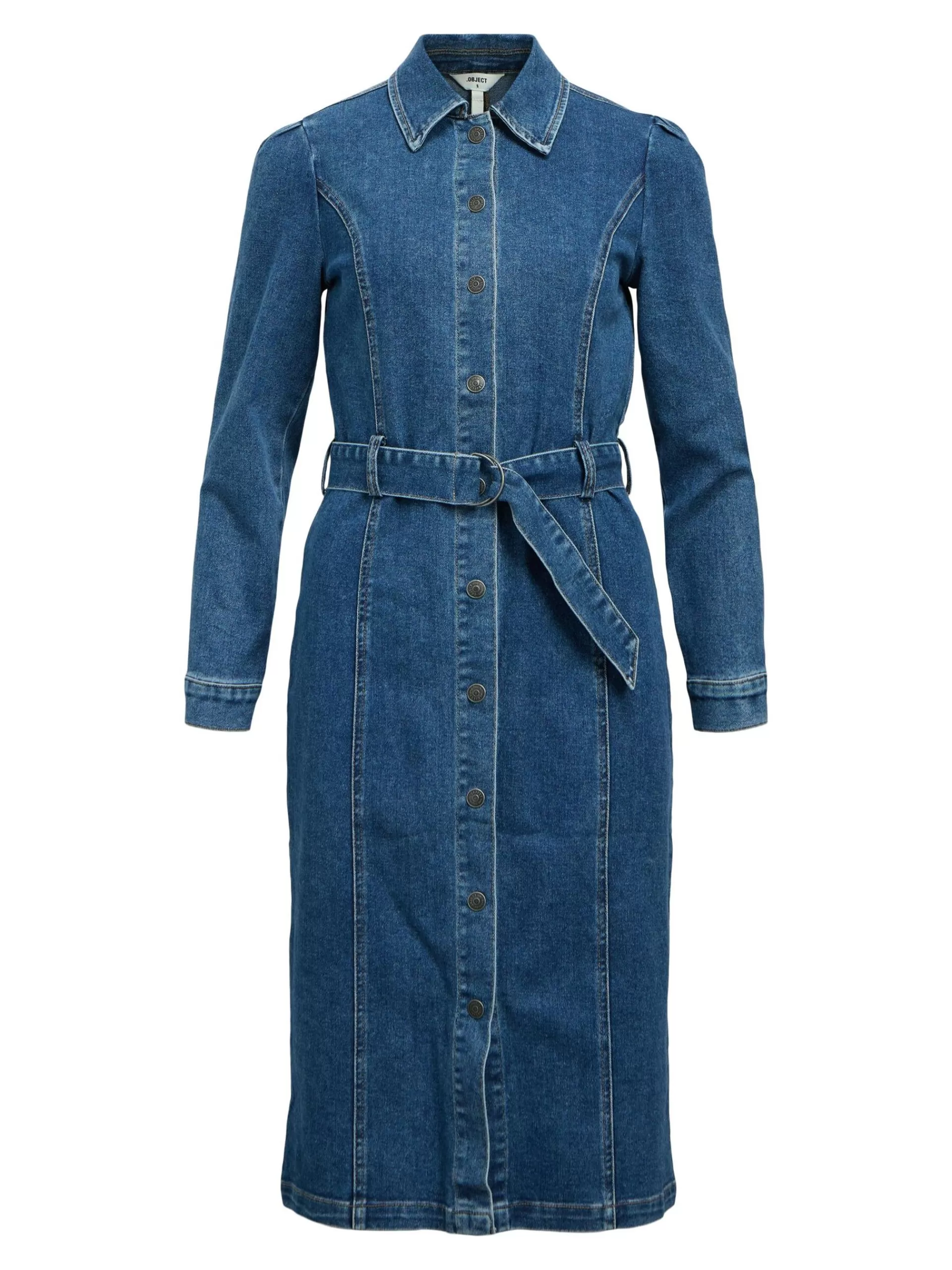 OBJECT DENIM MIDIKJOLE