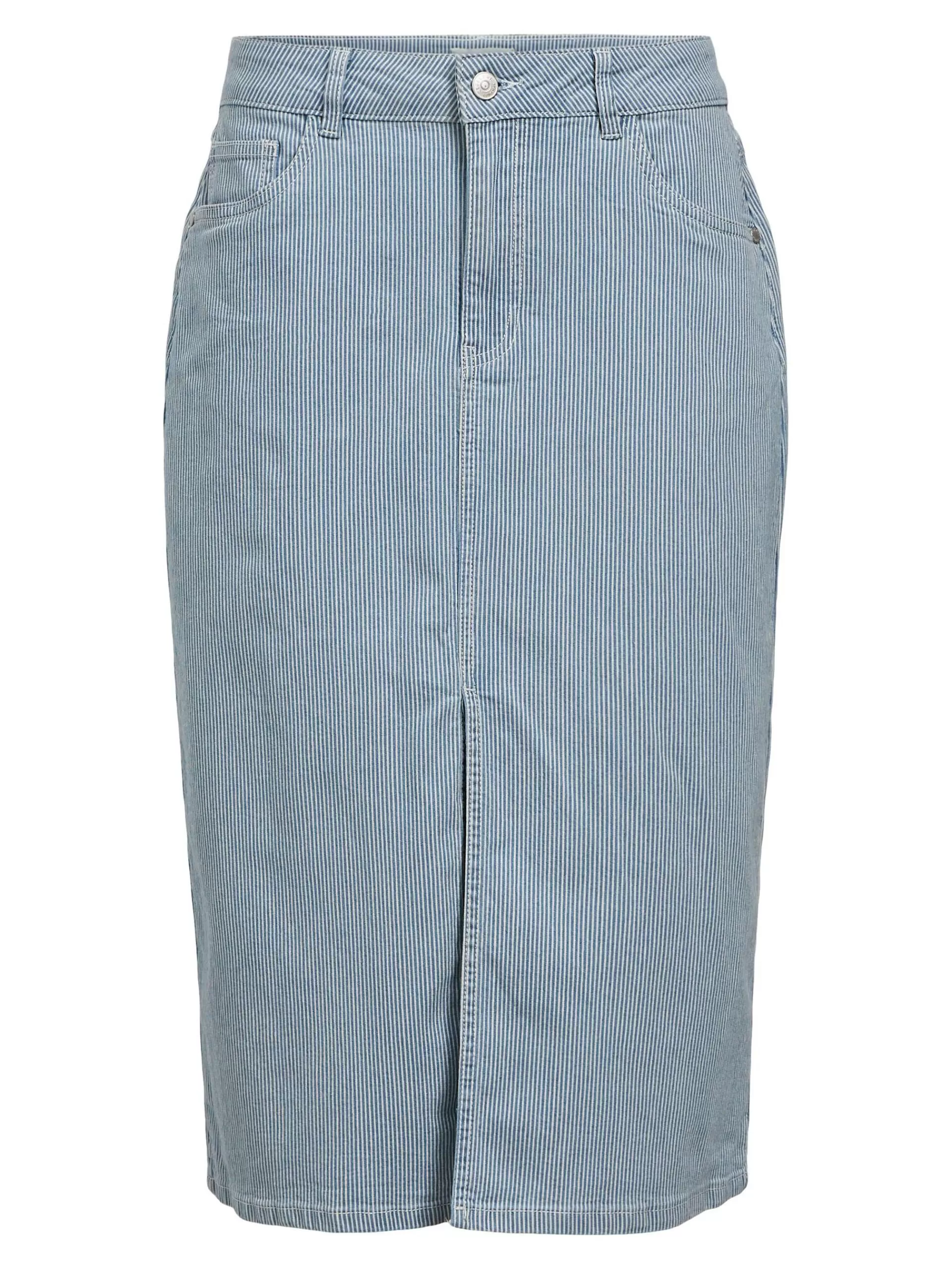 OBJECT DENIM MIDISKJØRT