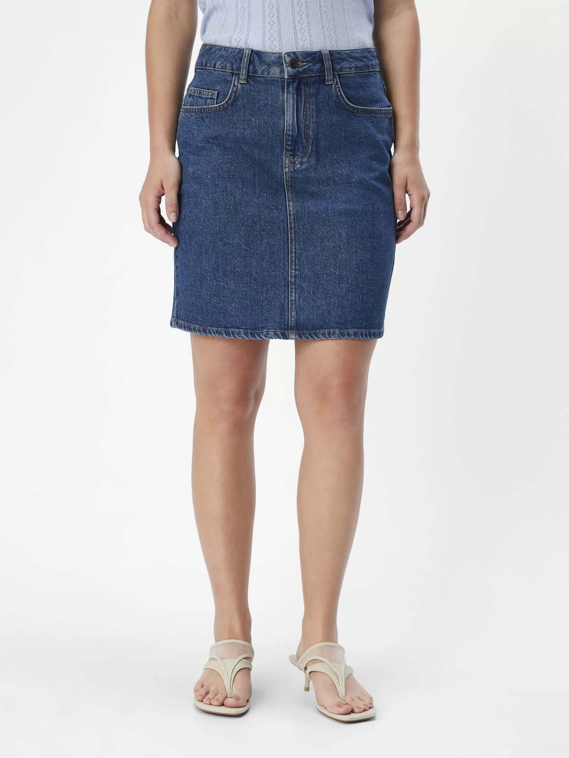 OBJECT DENIM MINISKJØRT