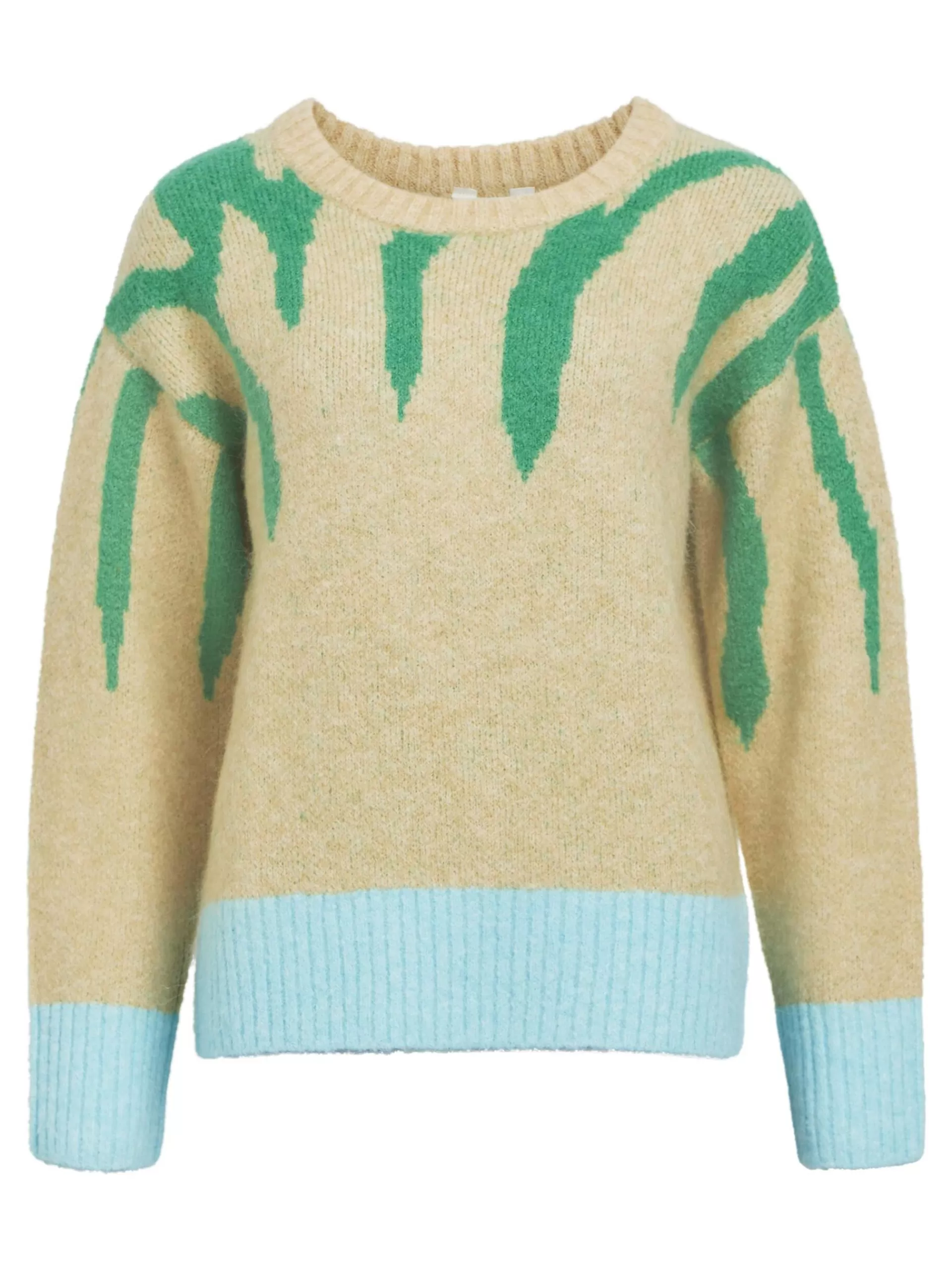 OBJECT DETALJERT STRIKKET PULLOVER