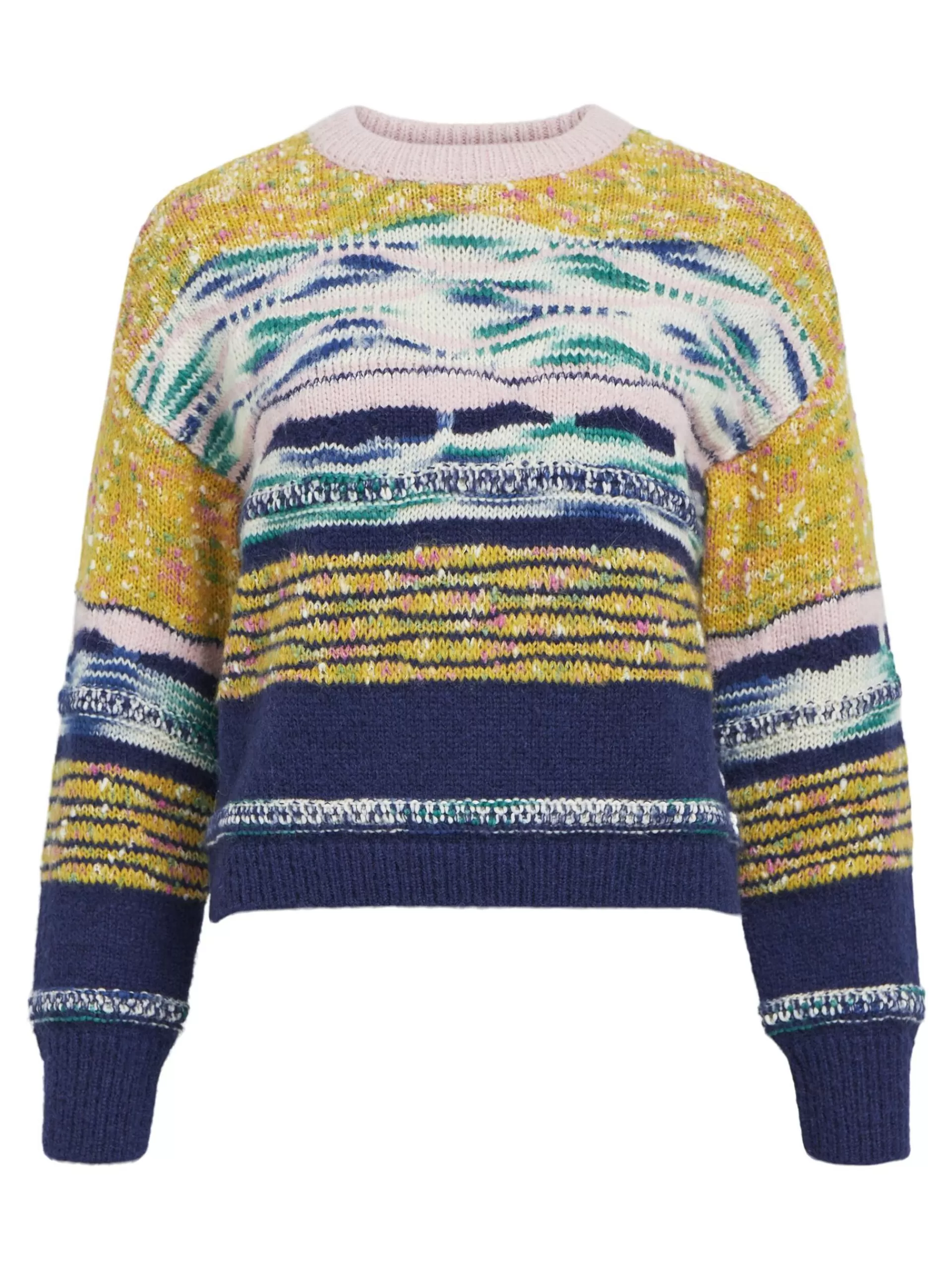 OBJECT DETALJERT STRIKKET PULLOVER