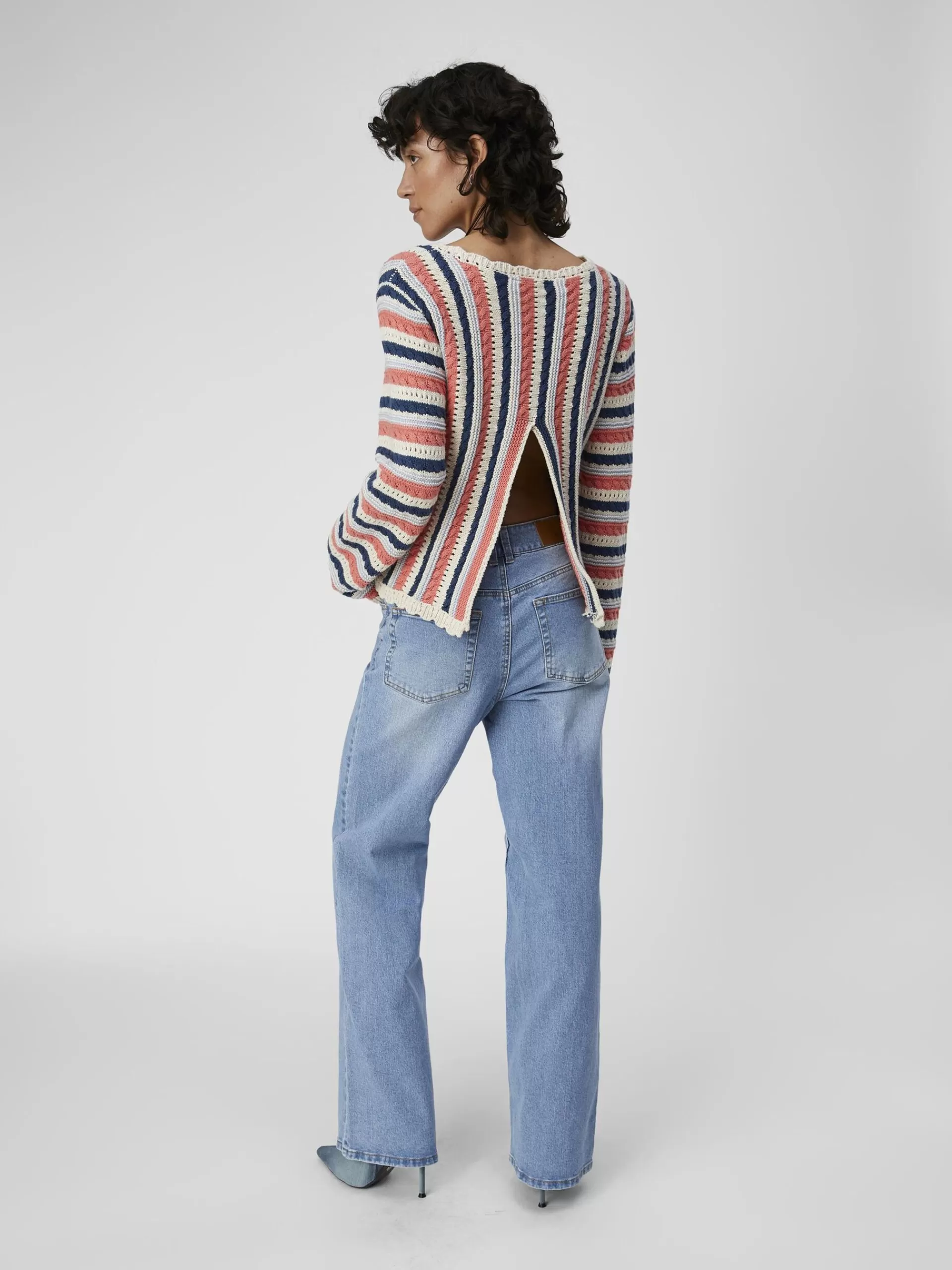 OBJECT DETALJERT STRIKKET PULLOVER