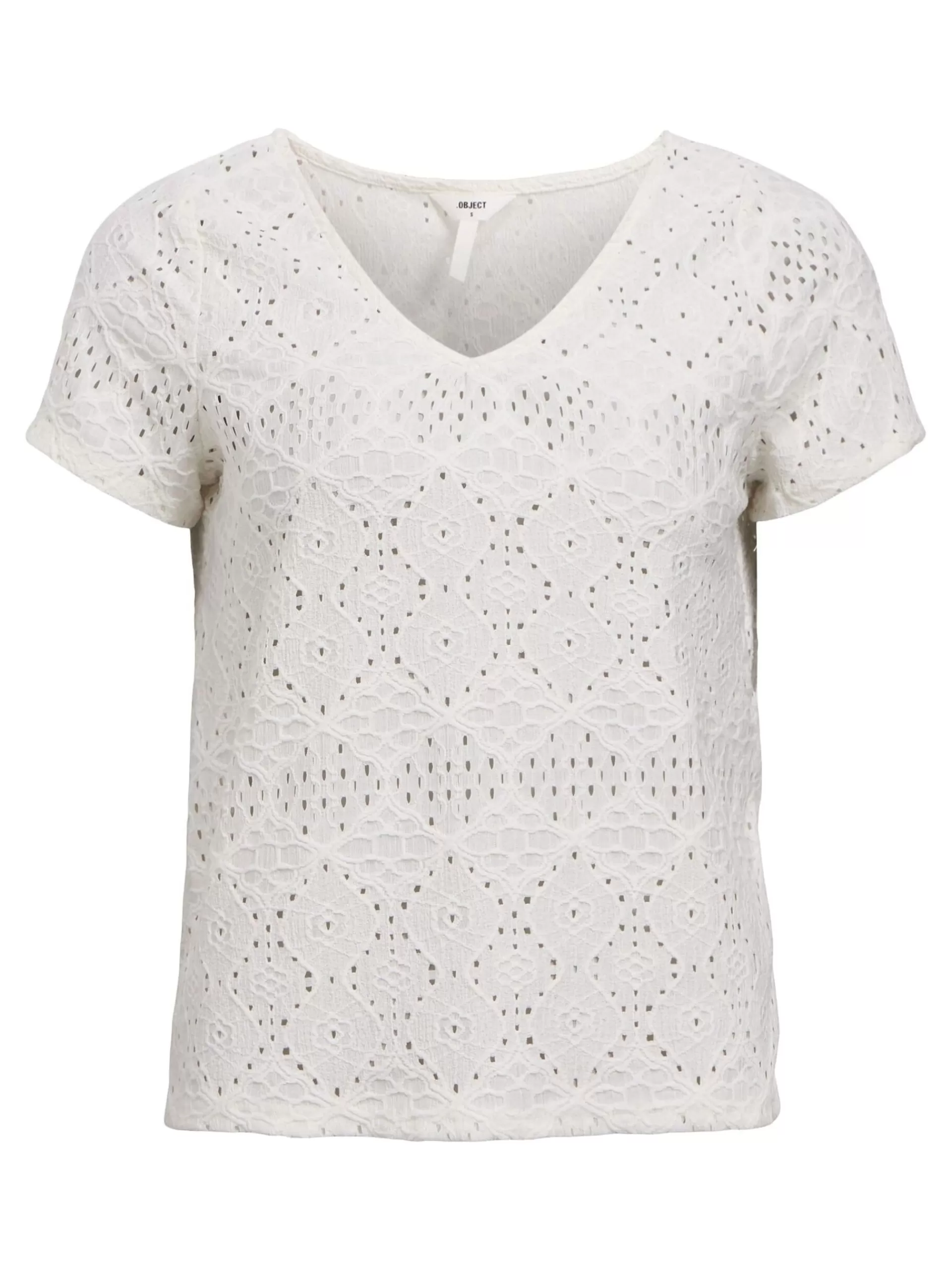 OBJECT DETALJERT V-HALS-BLUSE