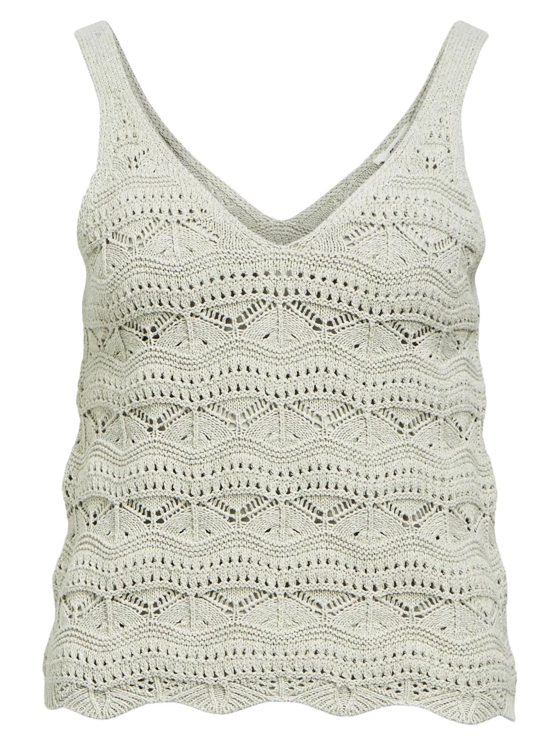 OBJECT ERMELØS STRIKKET TOPP