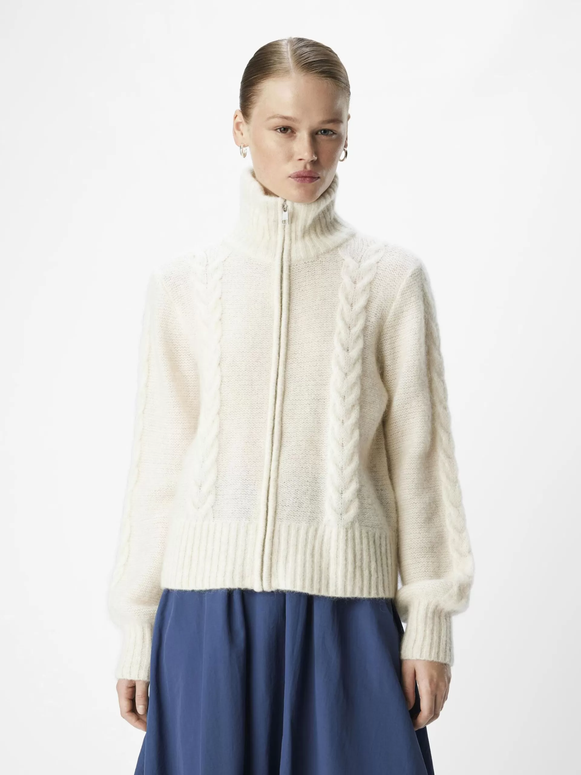 OBJECT GLIDELÅS STRIKKET CARDIGAN