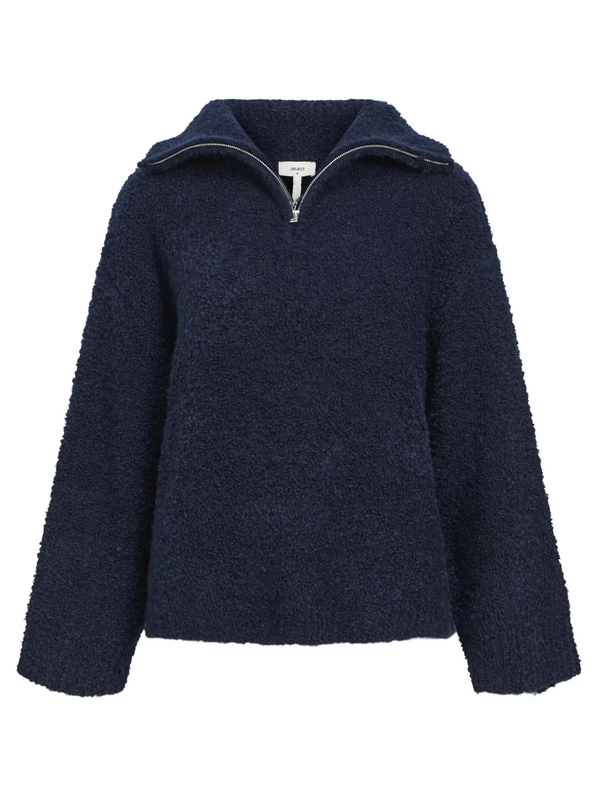 OBJECT HALV GLIDELÅS PULLOVER