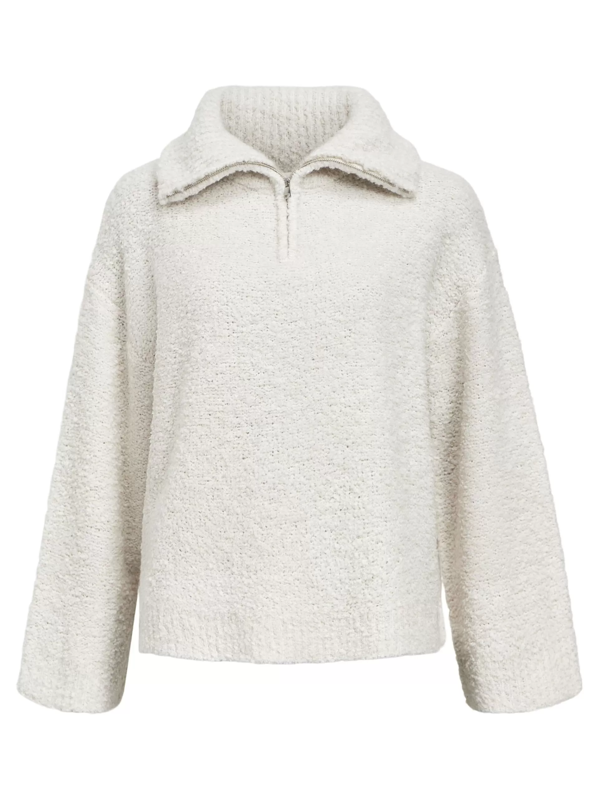 OBJECT HALV GLIDELÅS PULLOVER