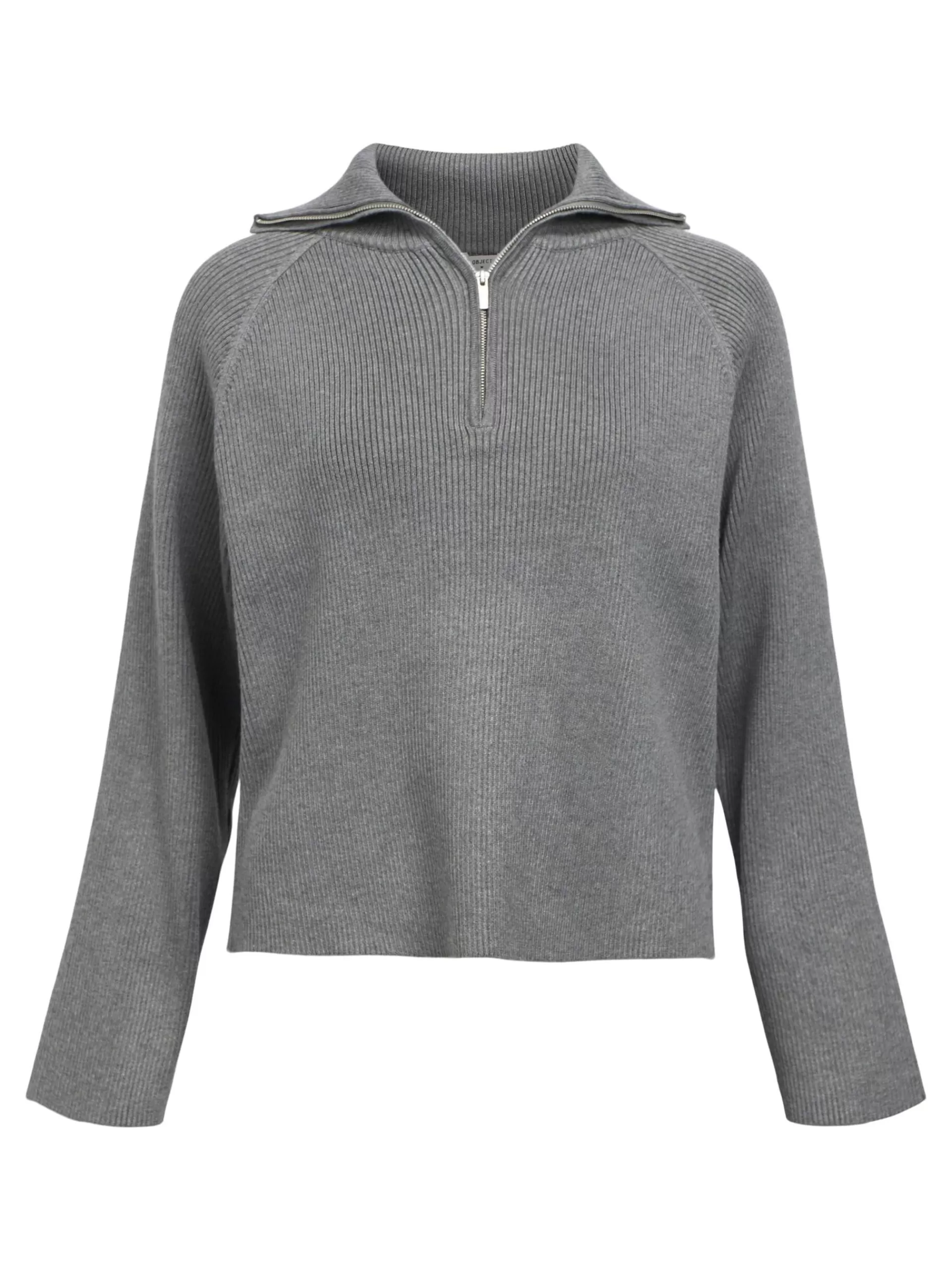 OBJECT HALV GLIDELÅS PULLOVER