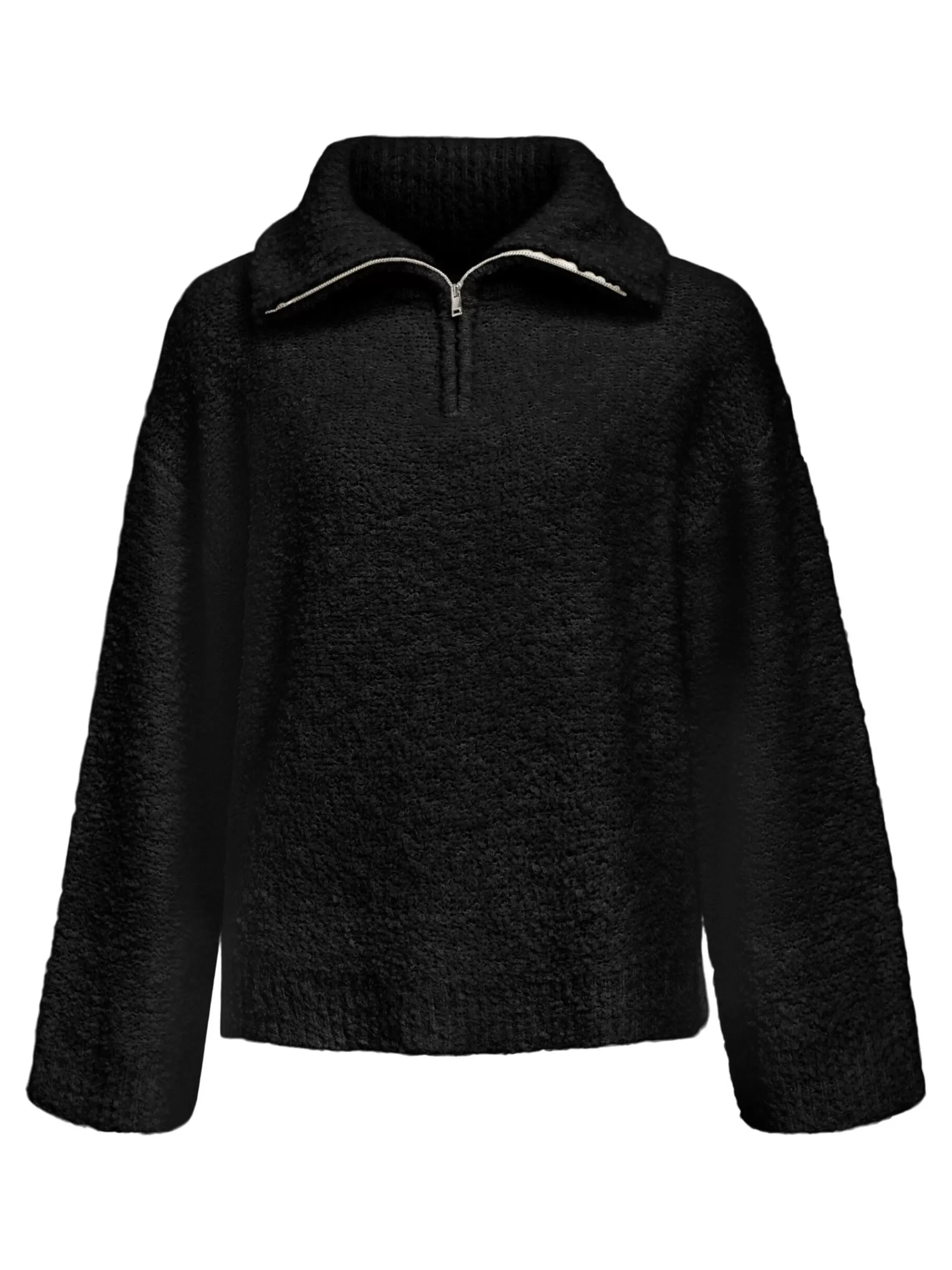 OBJECT HALV GLIDELÅS PULLOVER