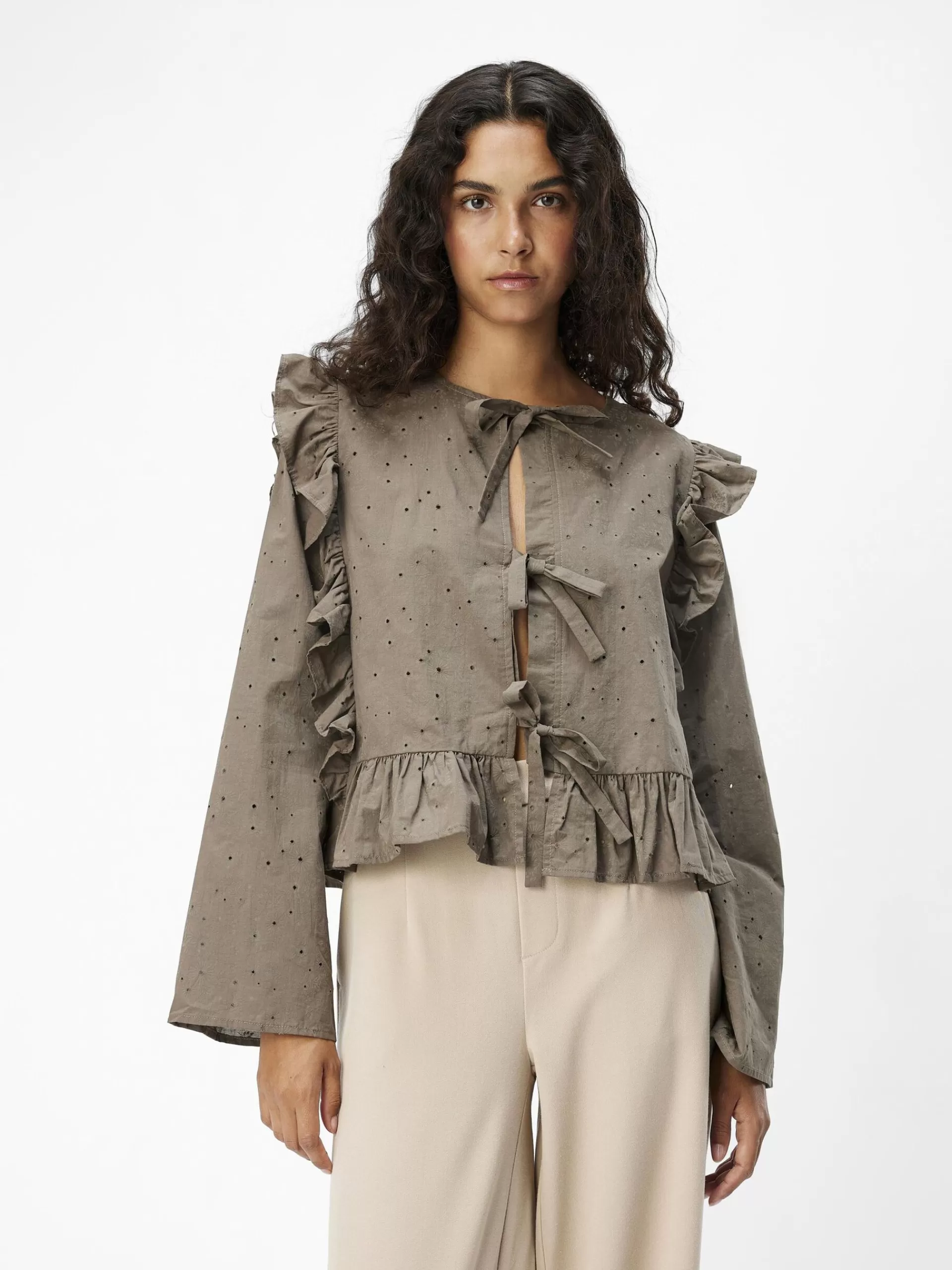 OBJECT JACQUARD BLUSE