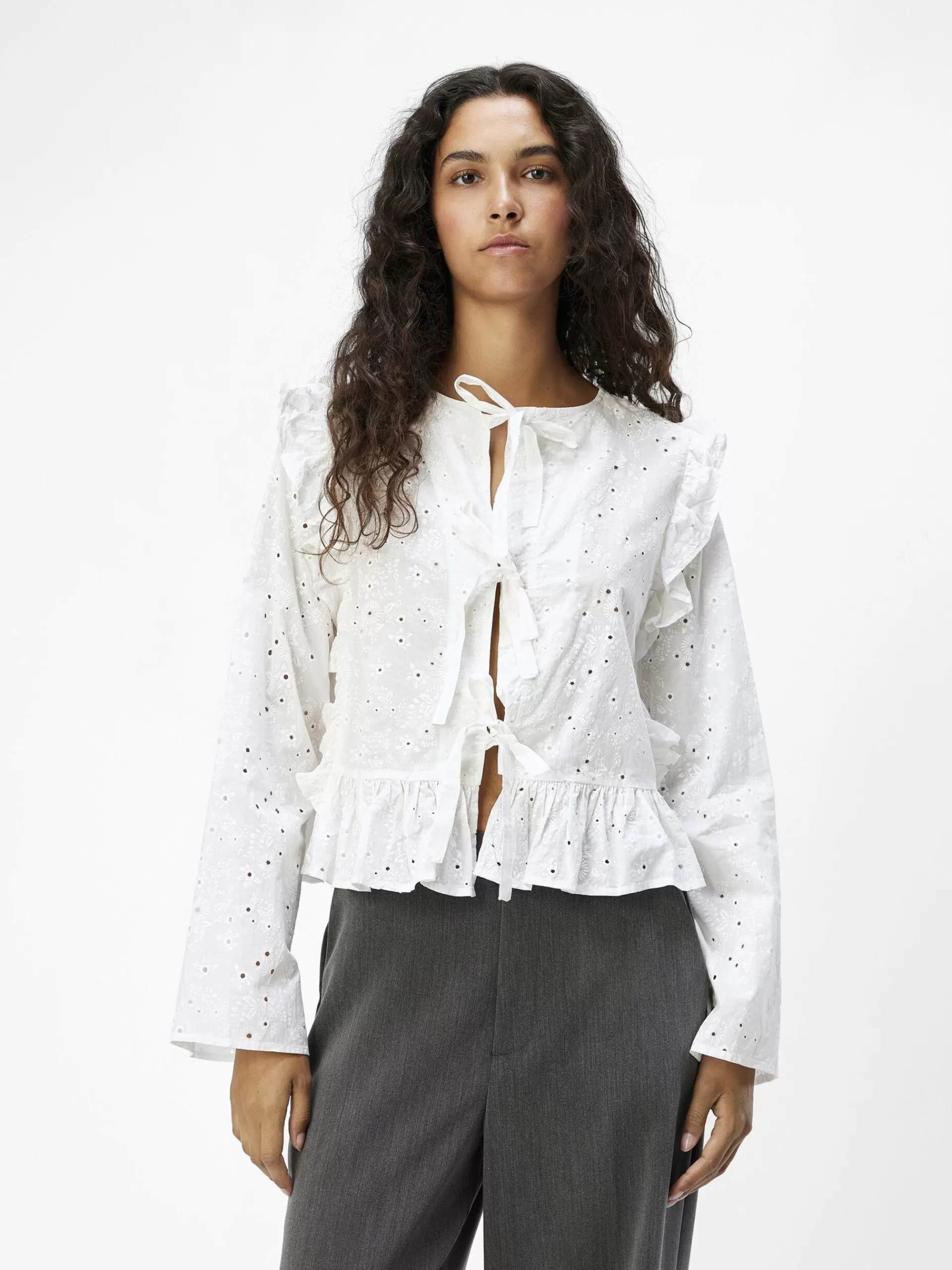 OBJECT JACQUARD BLUSE