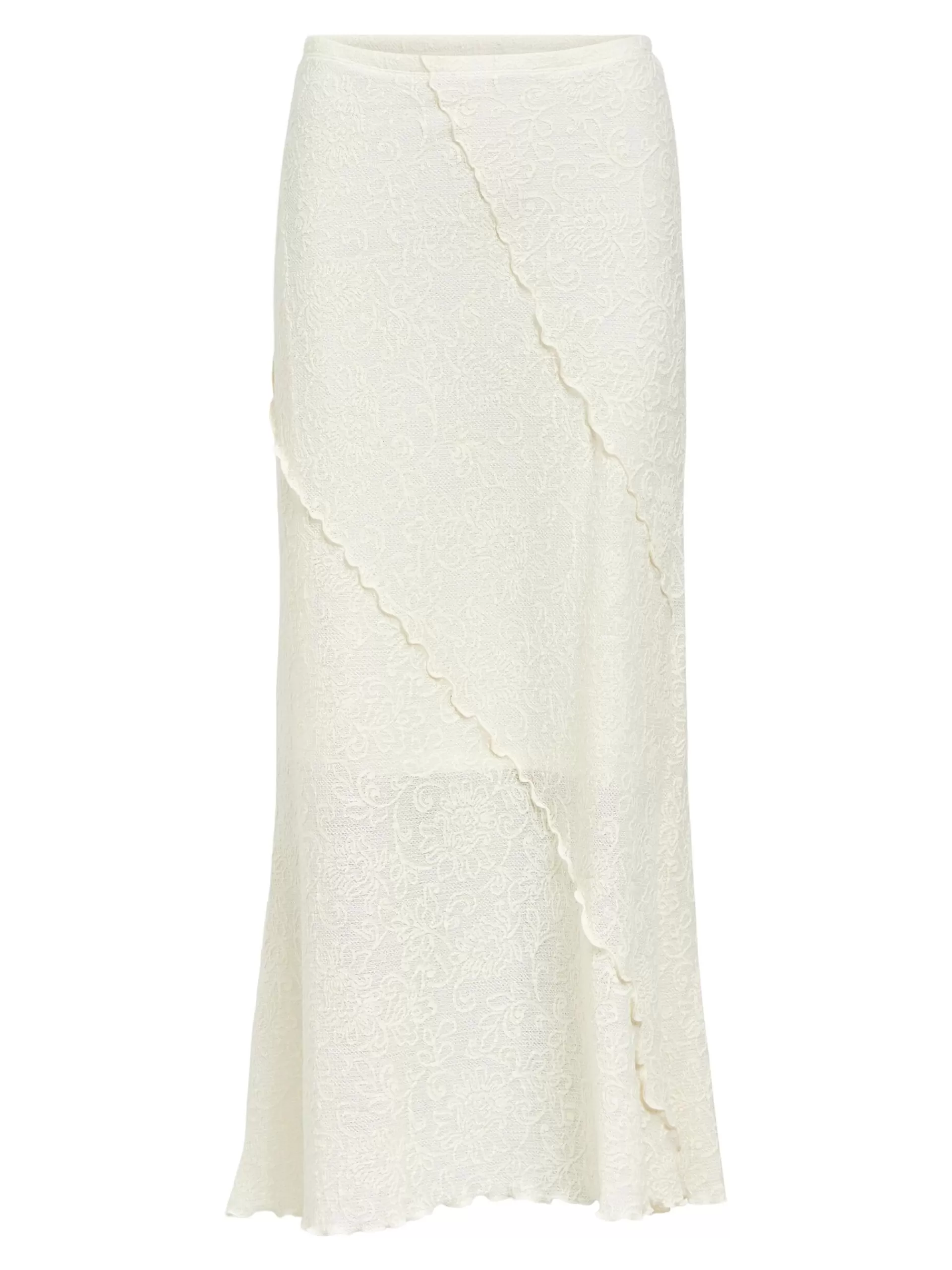 OBJECT JACQUARD MAKSISKJØRT