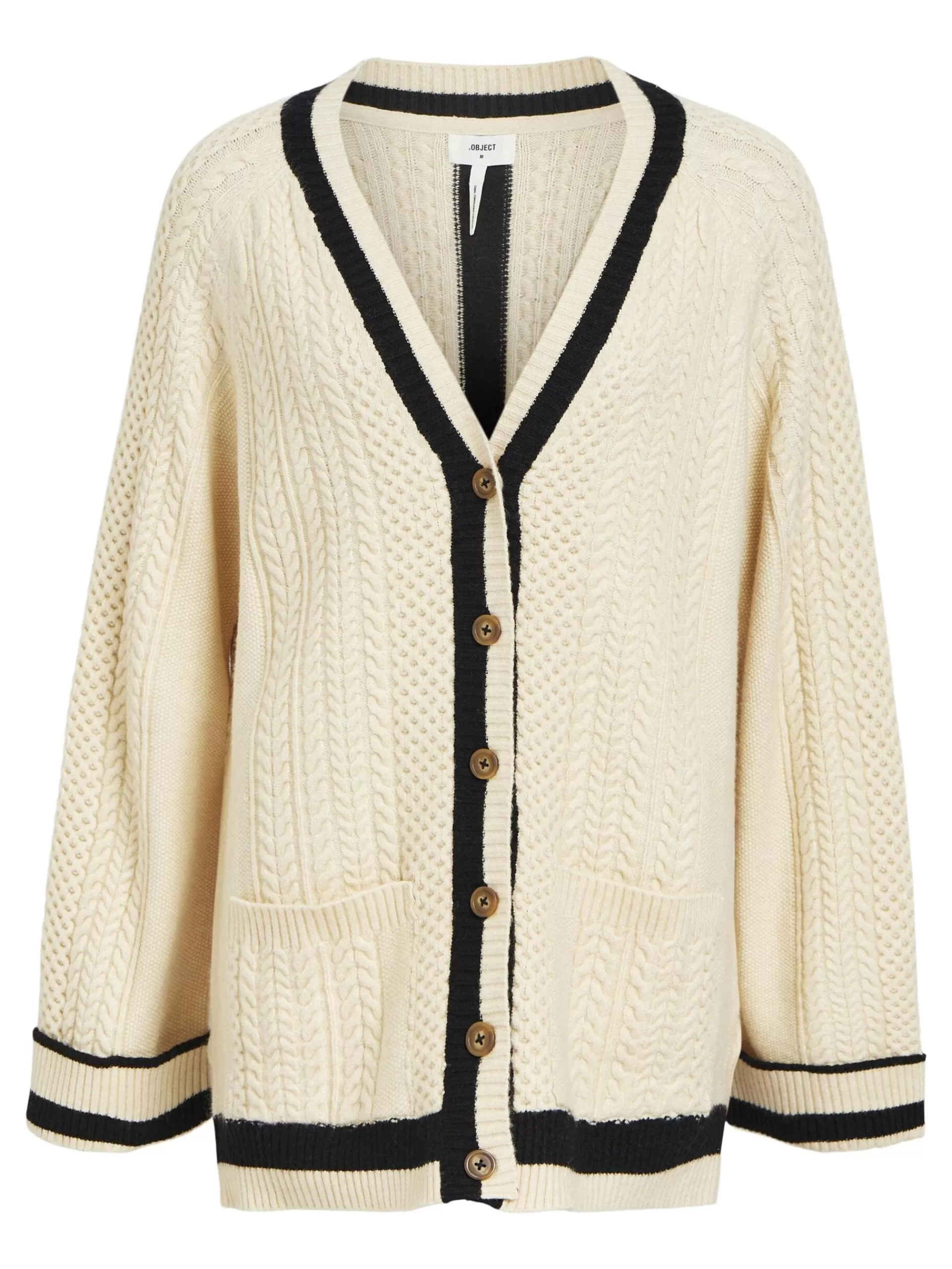 OBJECT KABELSTRIKK CARDIGAN