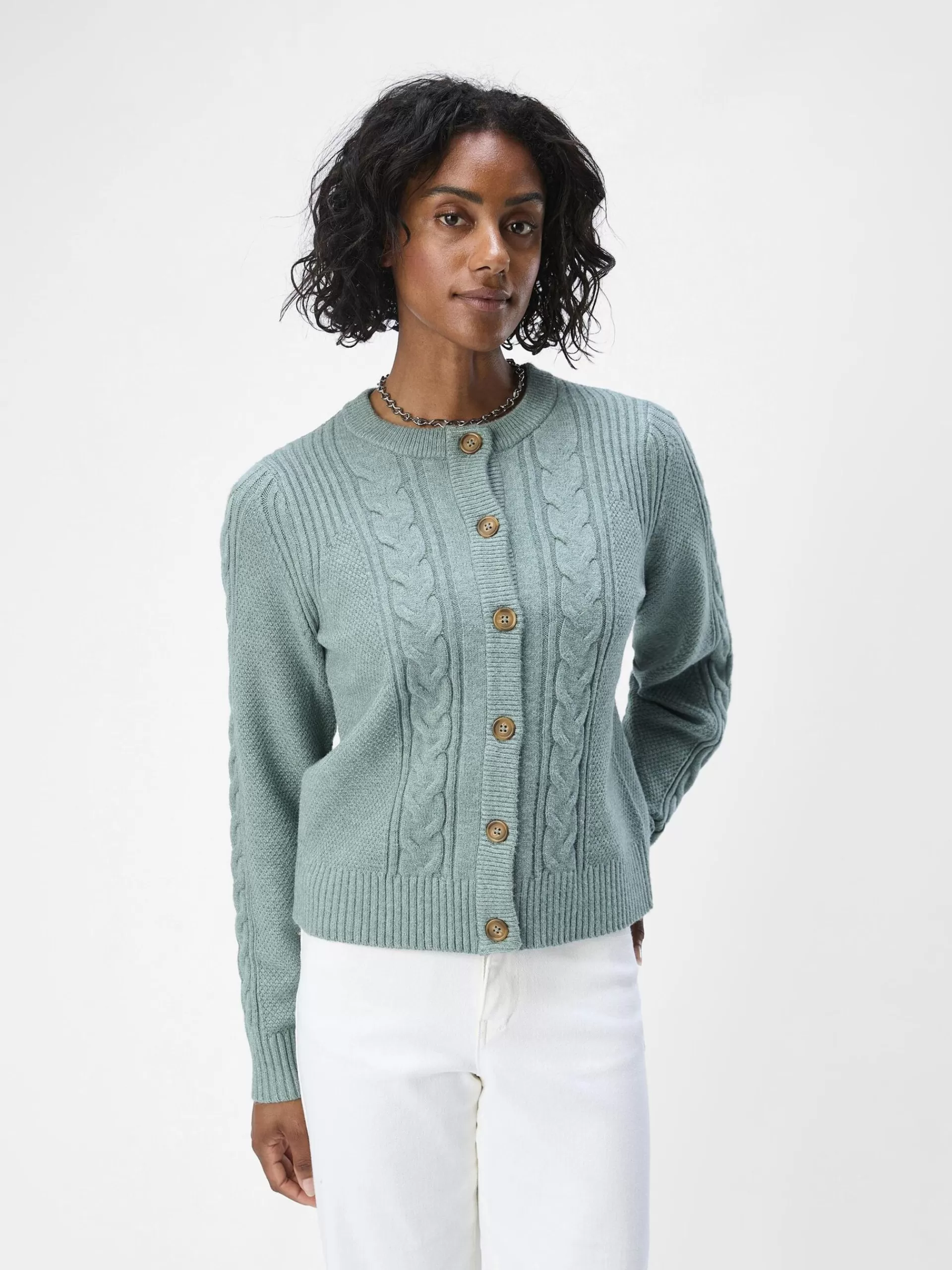 OBJECT KABELSTRIKK CARDIGAN