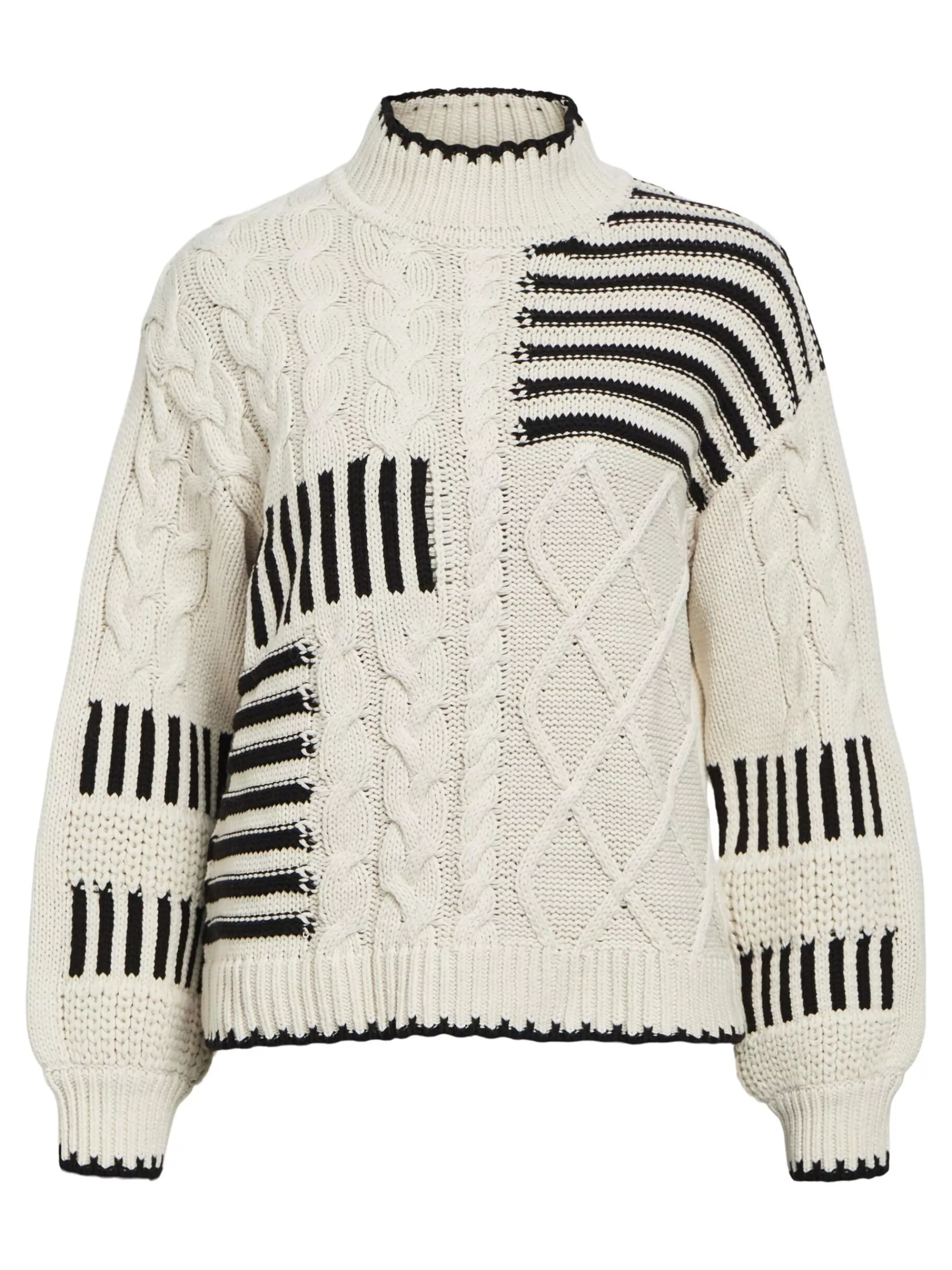 OBJECT KABELSTRIKK PULLOVER