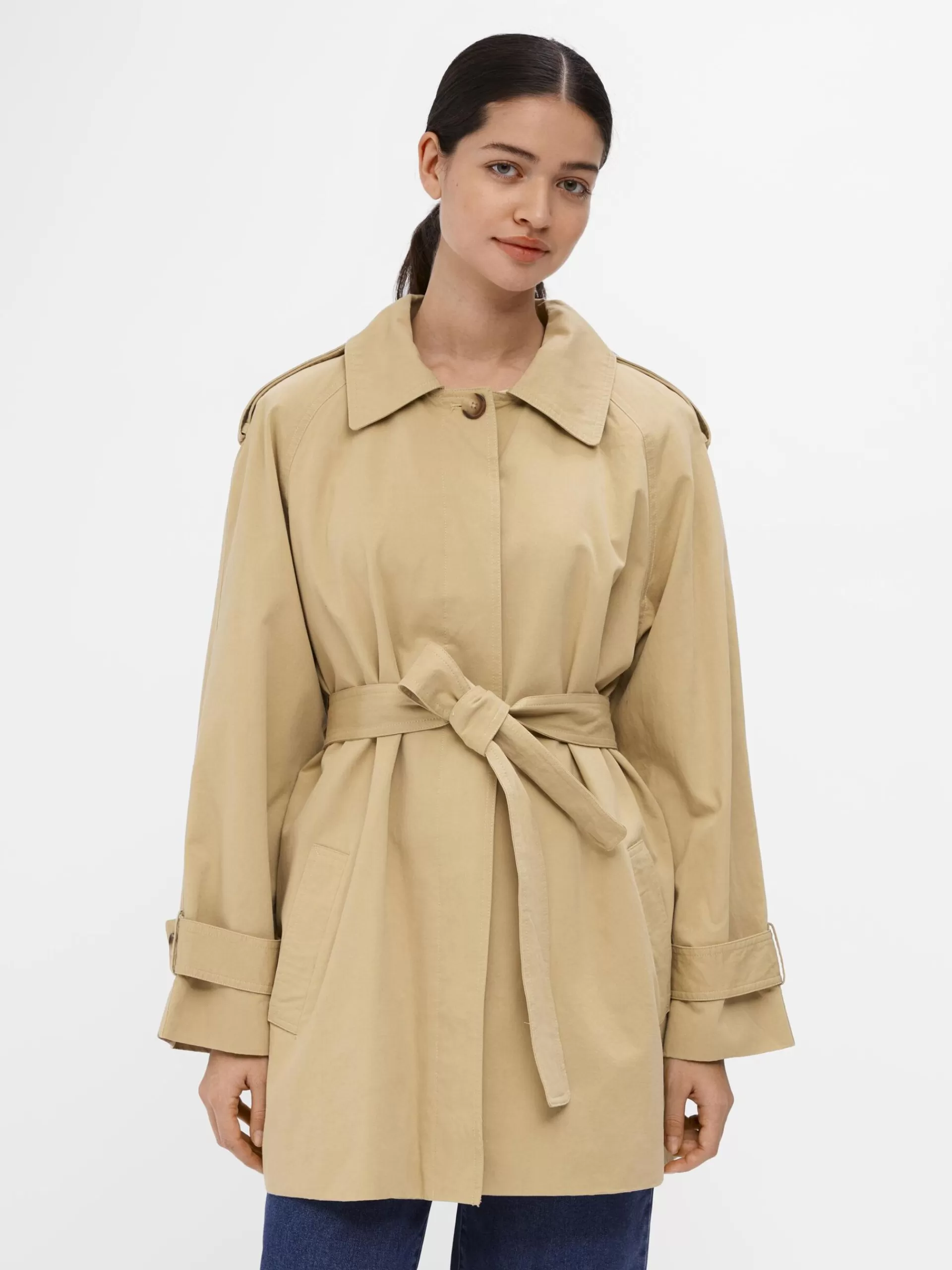 OBJECT KORT TRENCHCOAT
