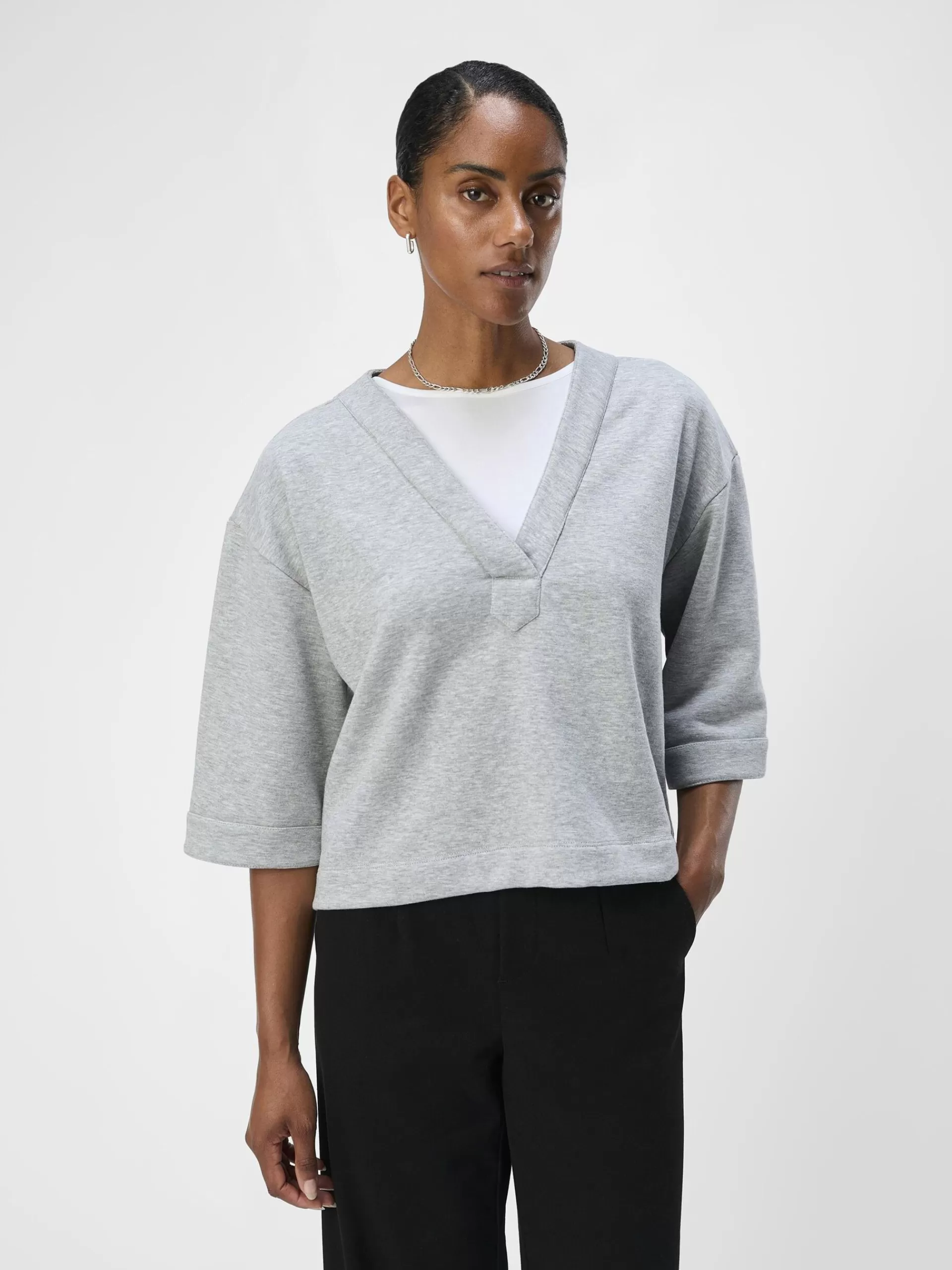OBJECT KORTERMET SWEATSHIRT