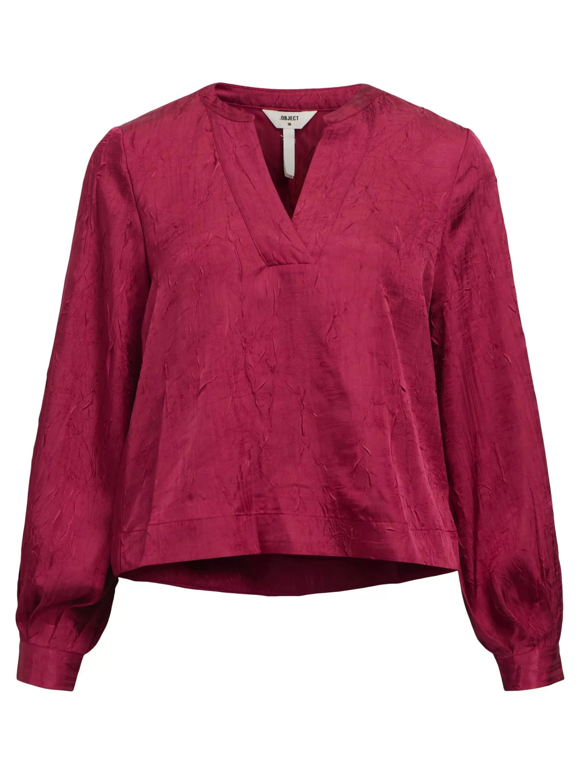 OBJECT KREPPET BLUSE