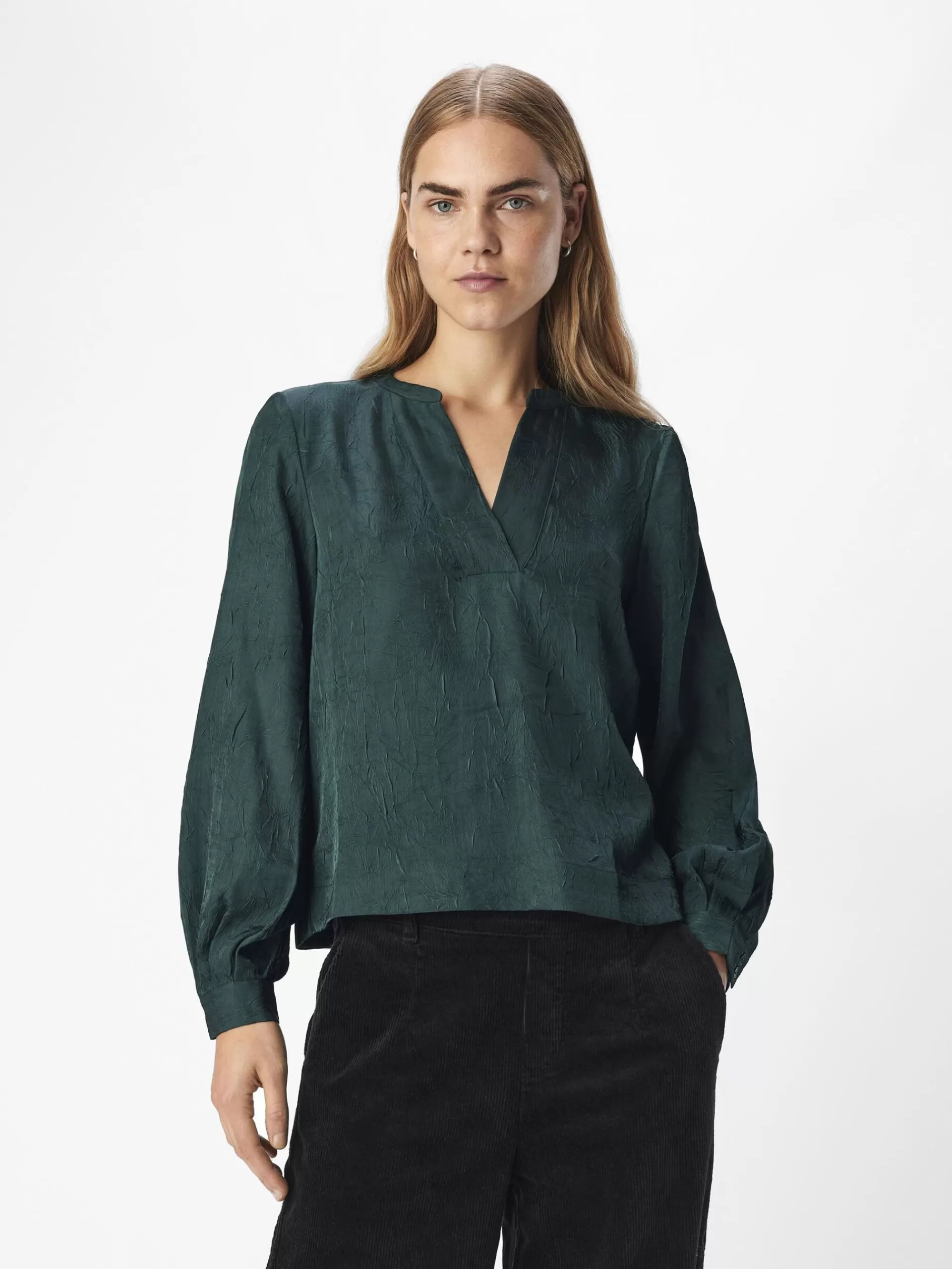 OBJECT KREPPET BLUSE