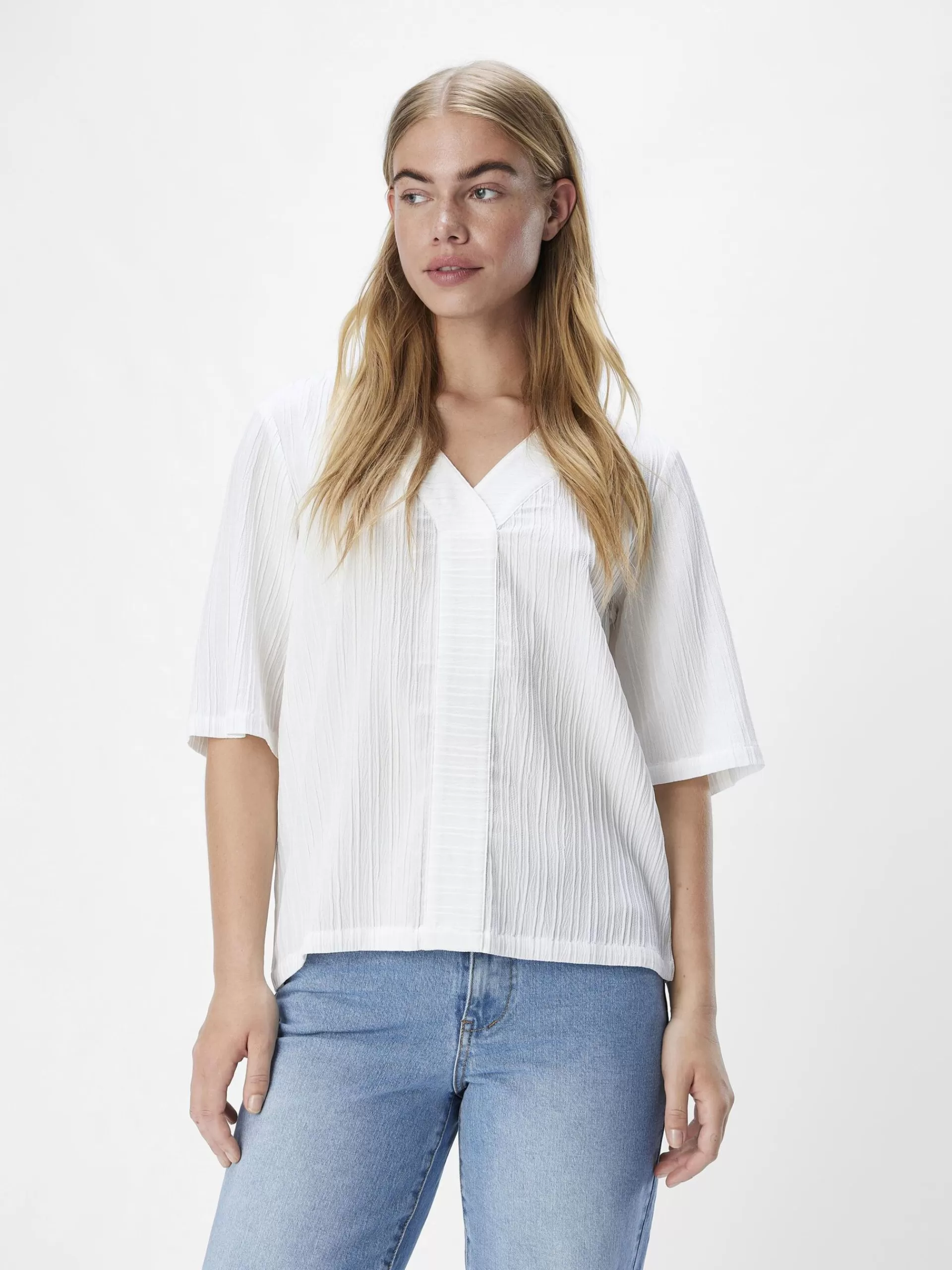 OBJECT KREPPET BLUSE