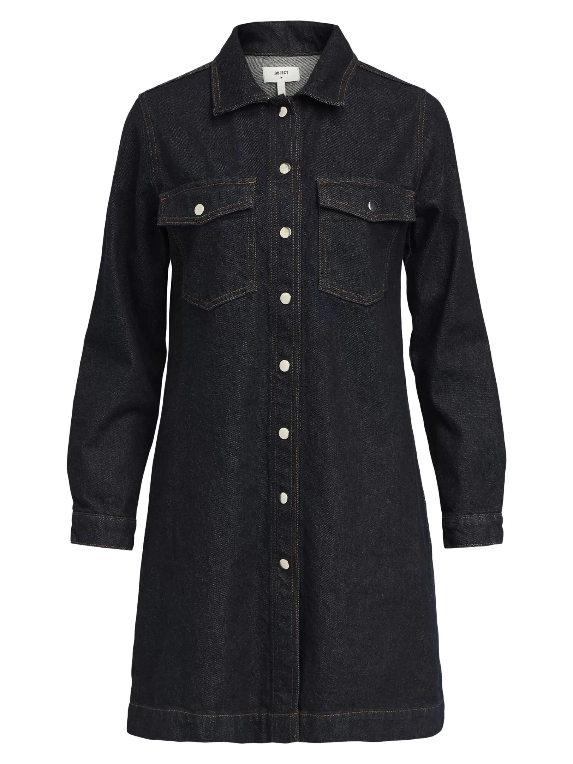OBJECT LANGERMET DENIMKJOLE