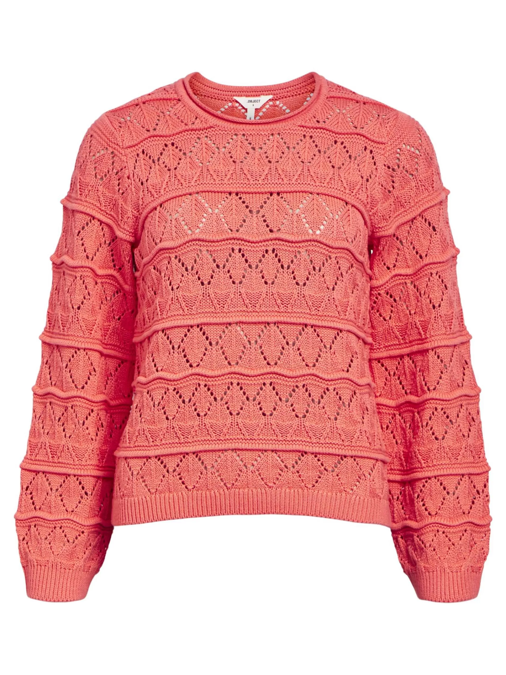 OBJECT LANGERMET STRIKKET PULLOVER