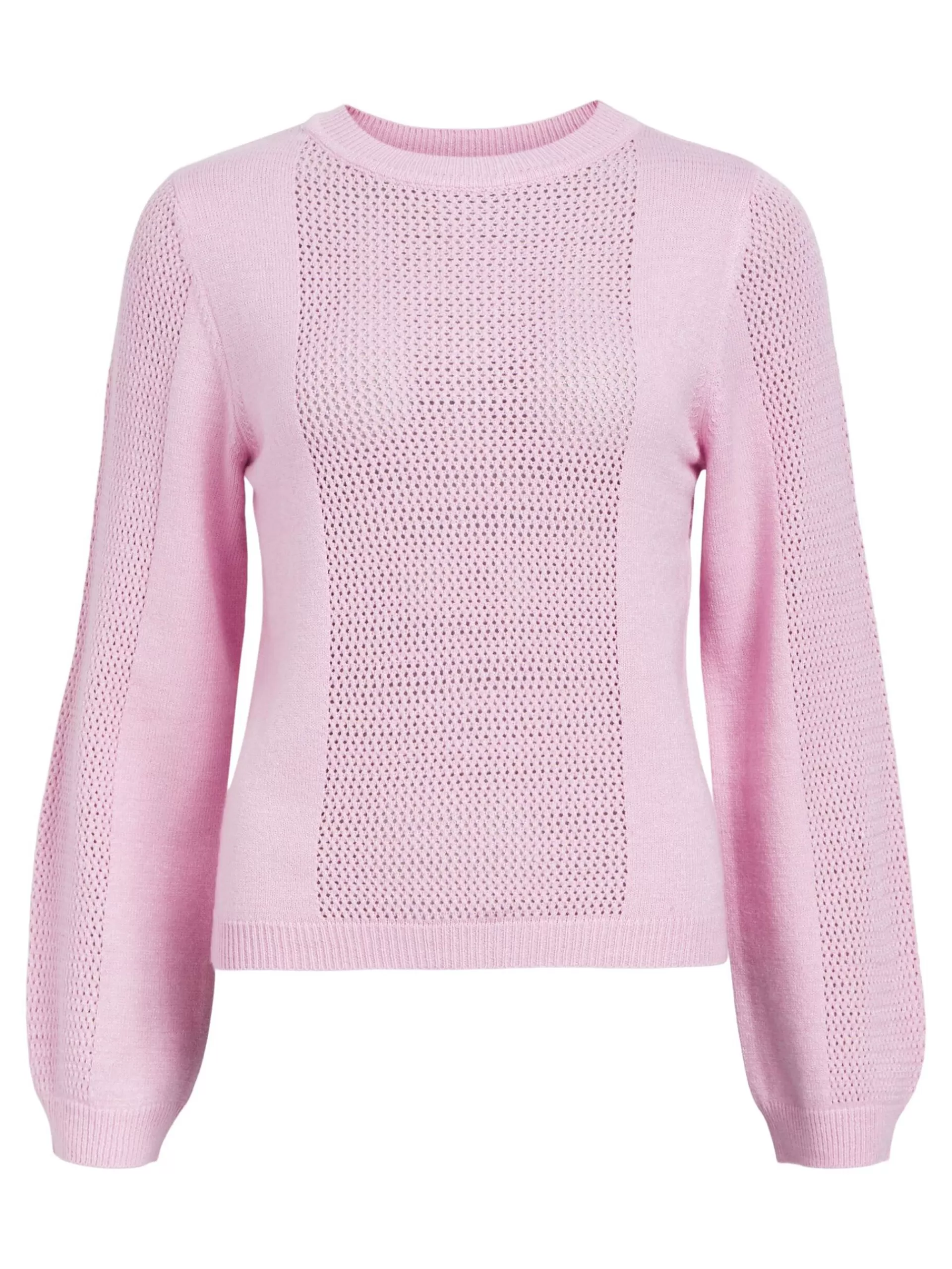 OBJECT LANGERMET STRIKKET PULLOVER