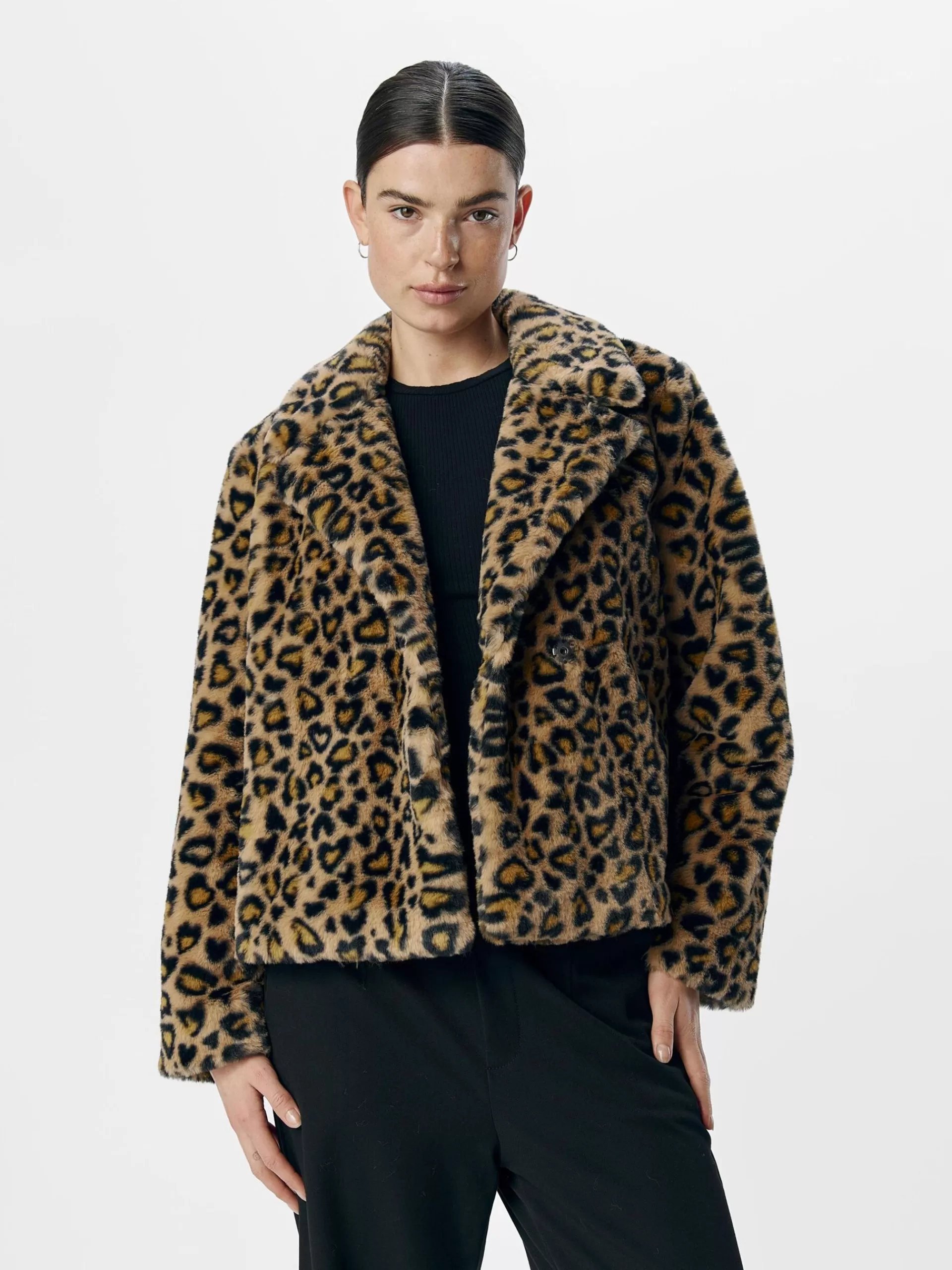 OBJECT LEOPARDPRINT JAKKE
