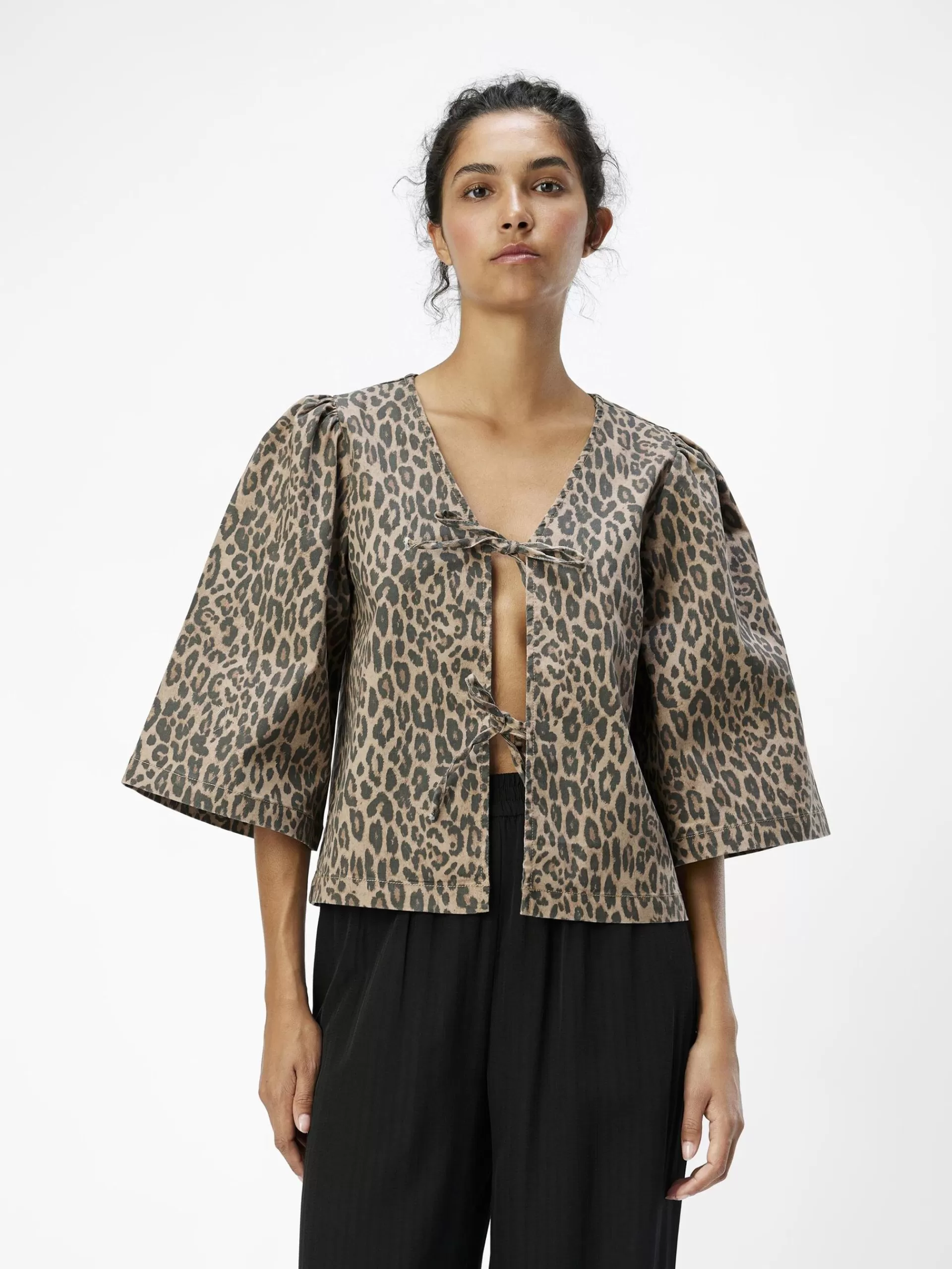 OBJECT LEOPARDPRINT TOPP
