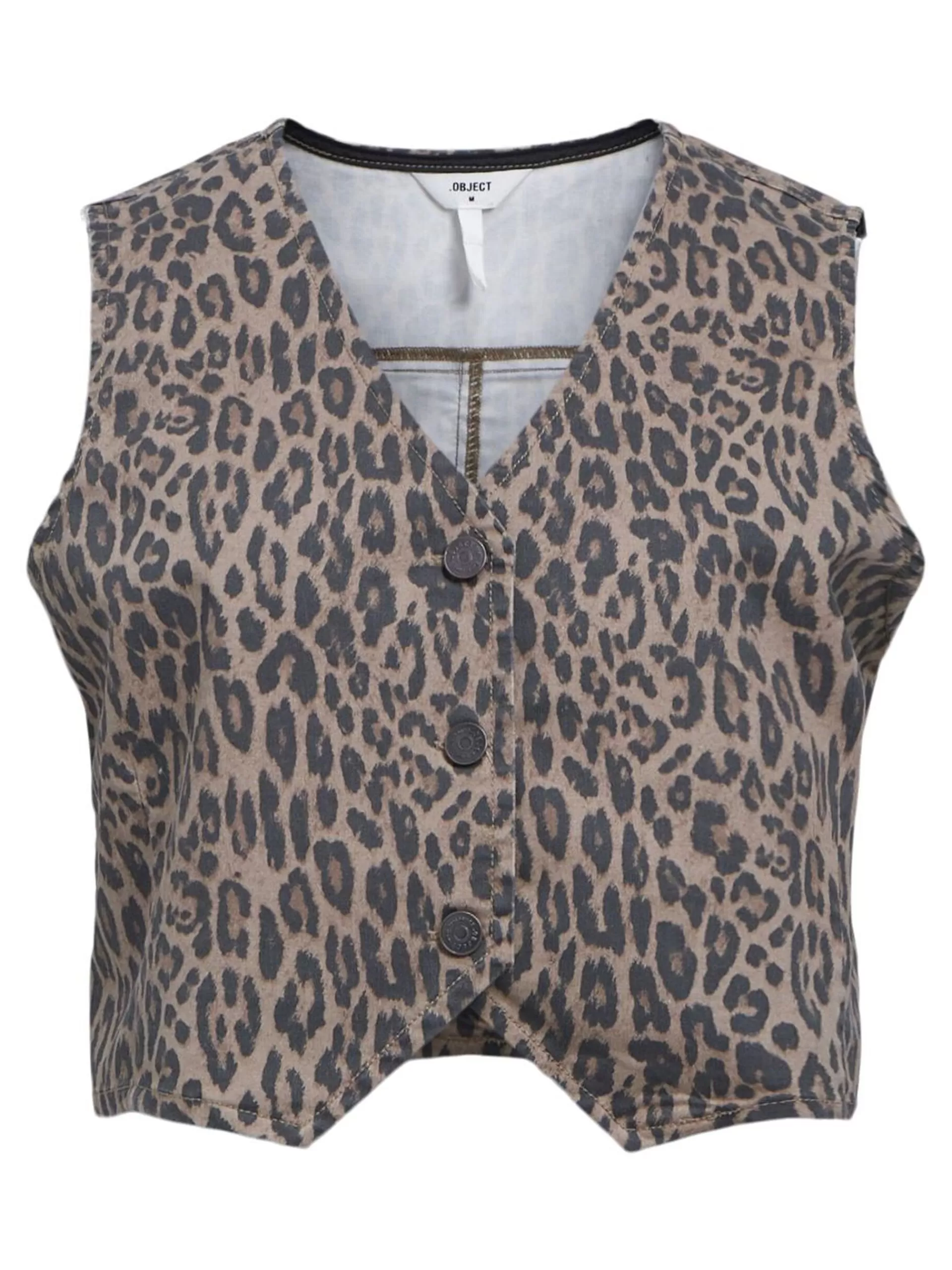 OBJECT LEOPARDPRINT VEST