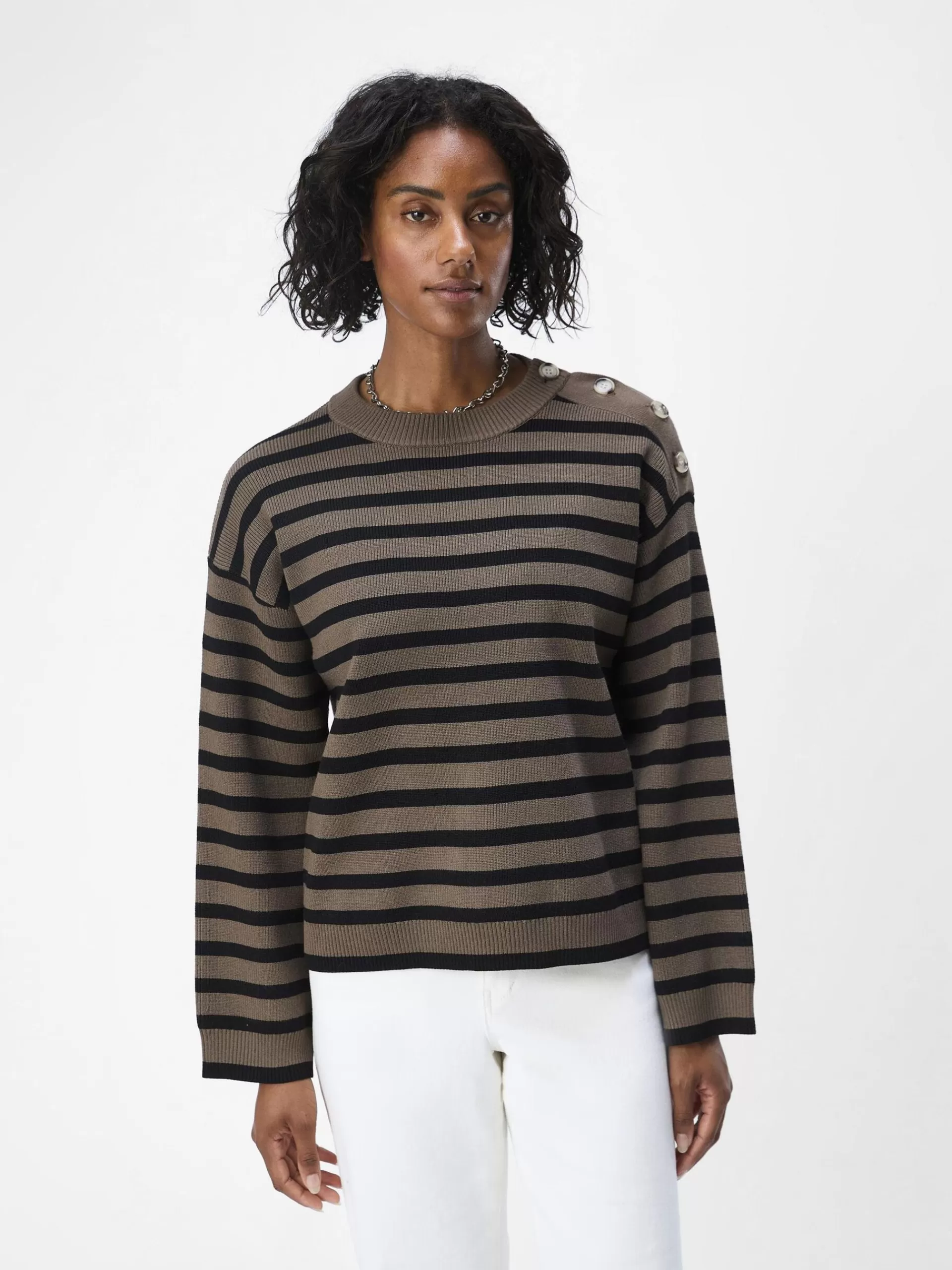 OBJECT LØS STRIKKET PULLOVER