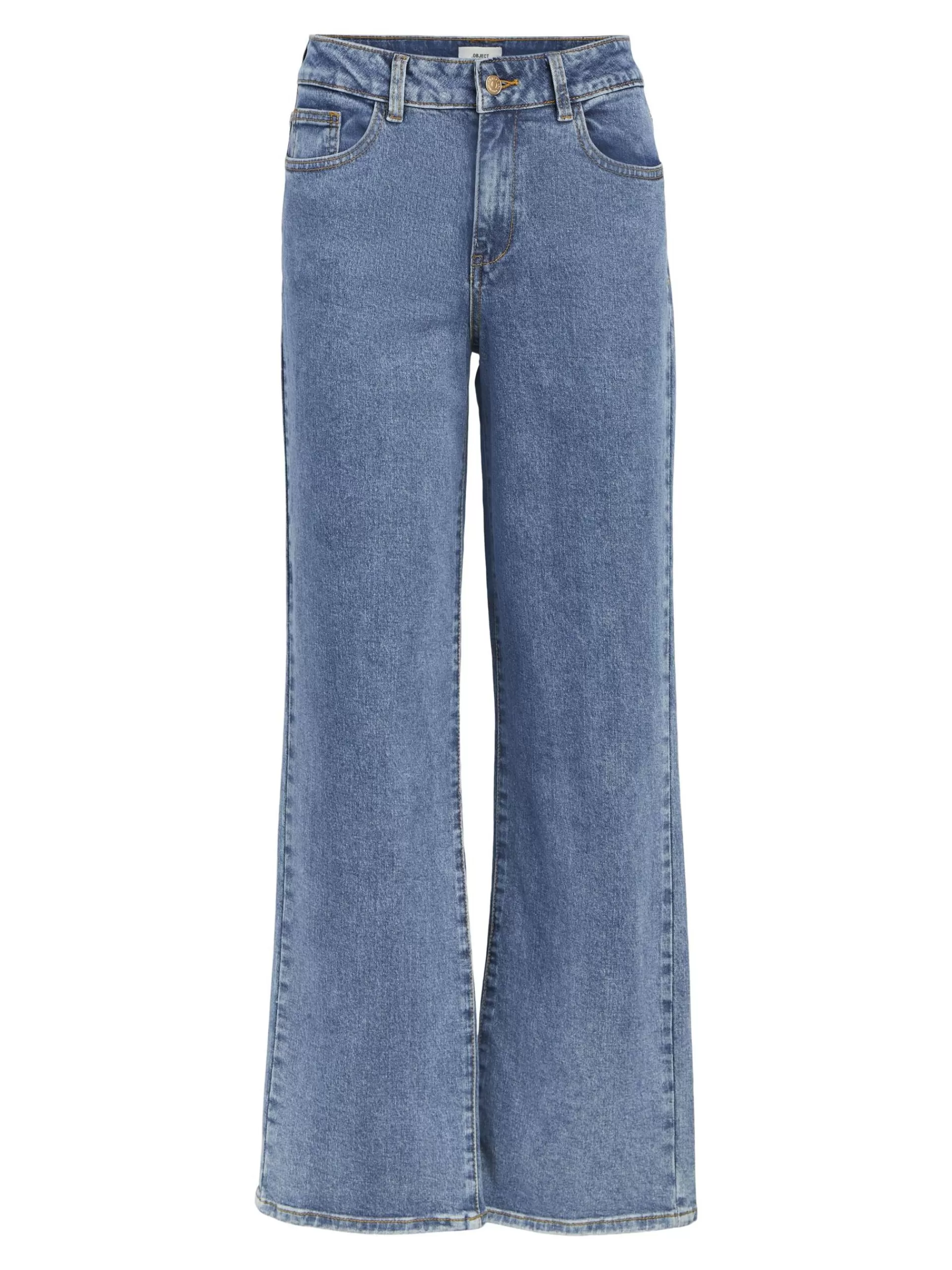 OBJECT MIDDELS HØY MIDJE JEANS MED VID PASSFORM