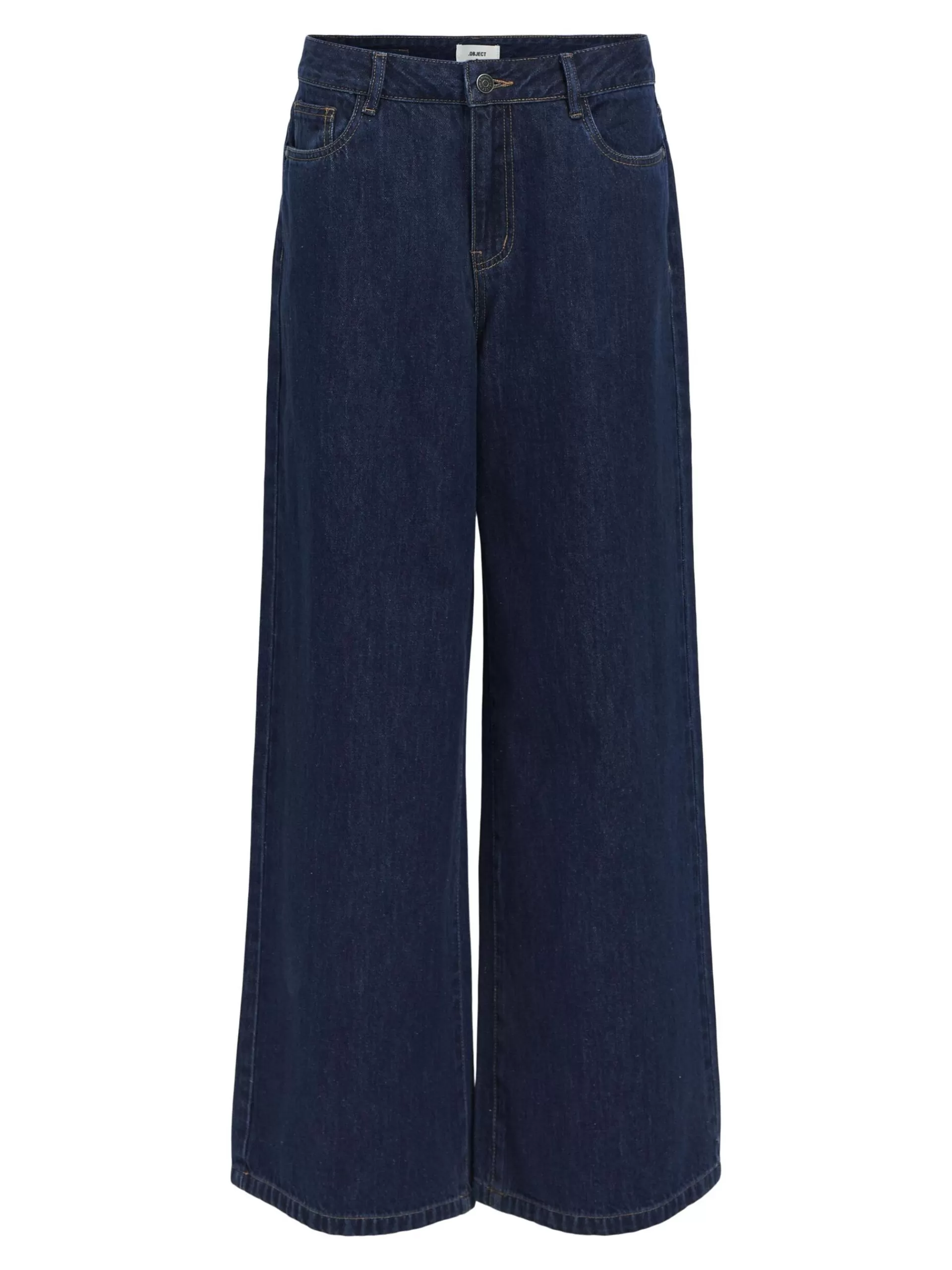 OBJECT MIDDELS HØY MIDJE JEANS MED VIDE BEN