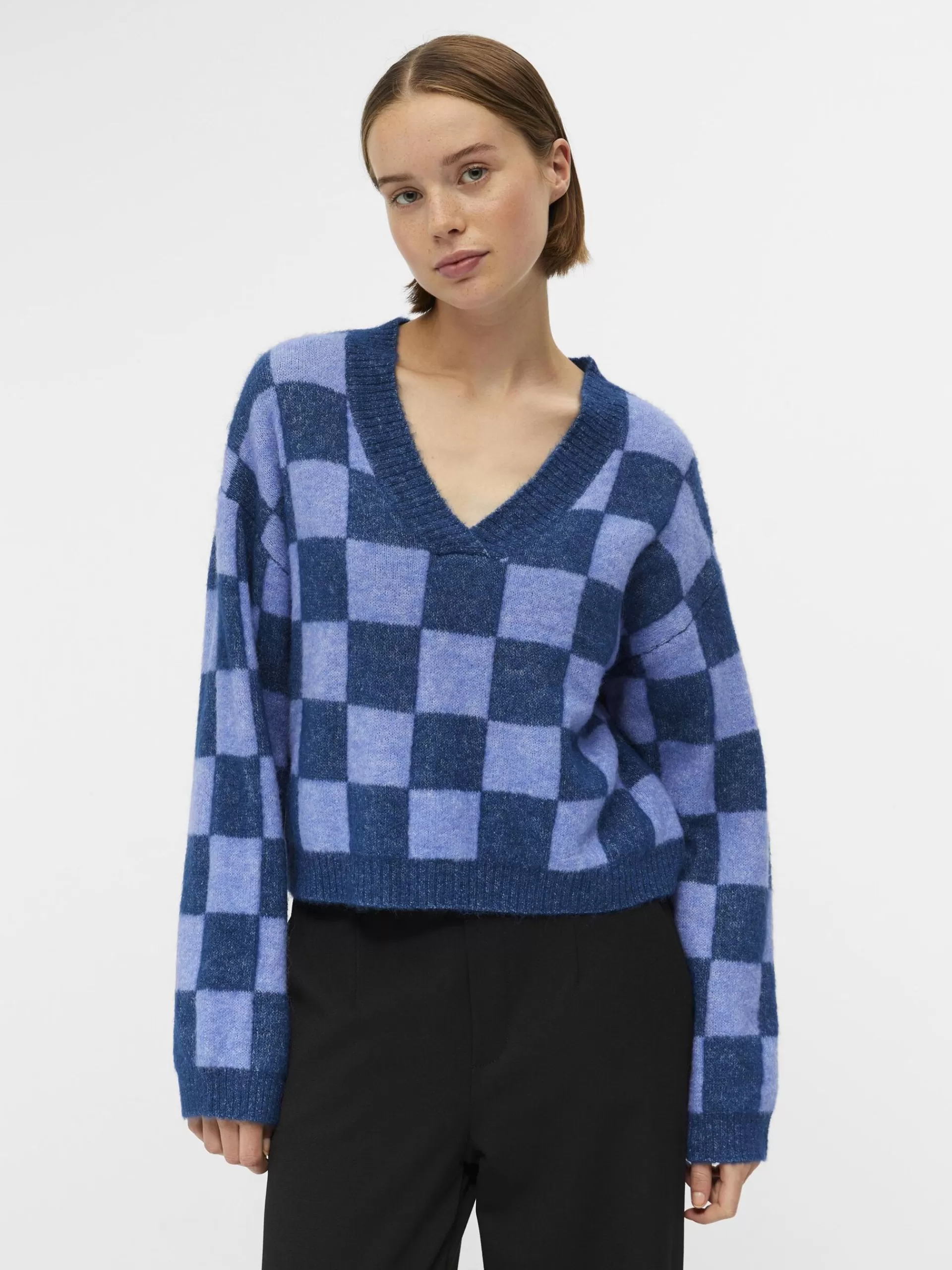 OBJECT MØNSTRET STRIKKET PULLOVER