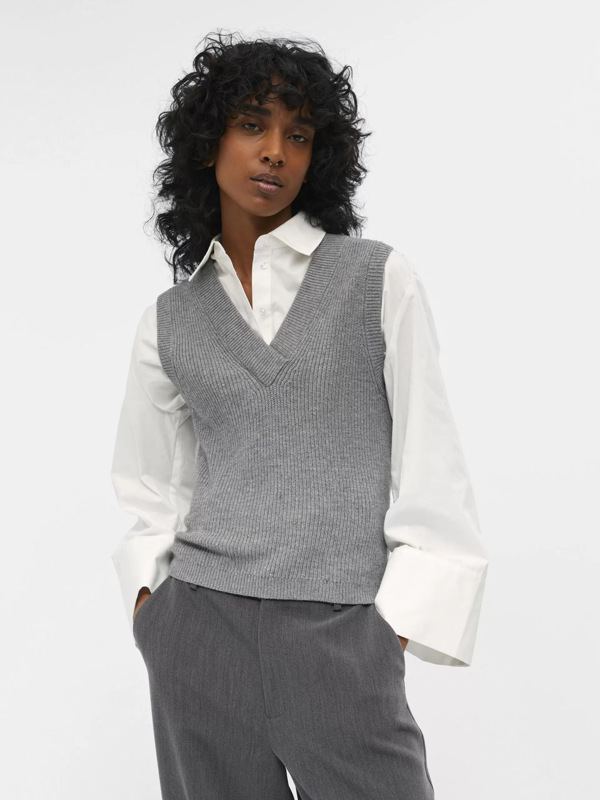 OBJECT OBJMALENA STRIKKET VEST