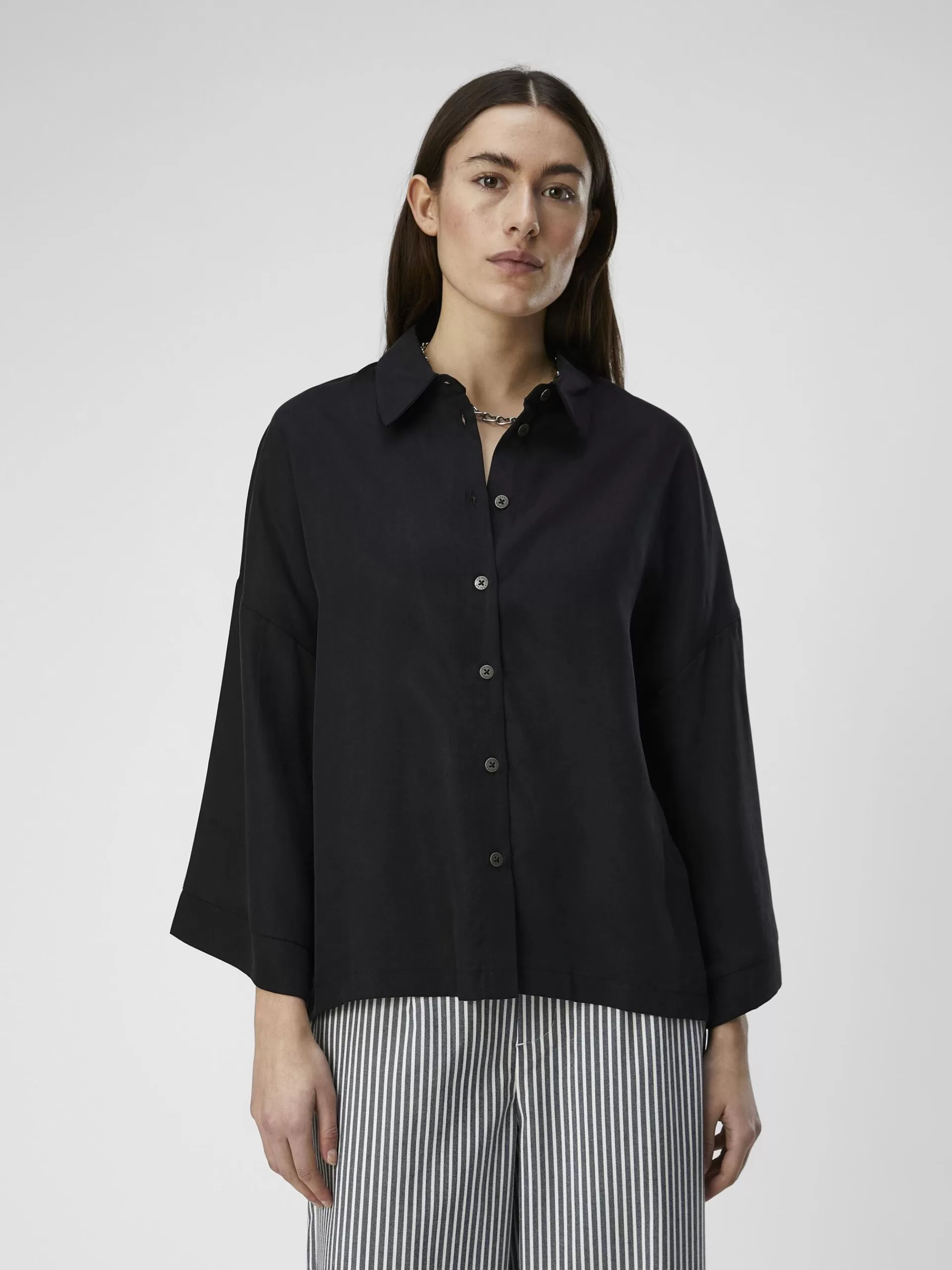 OBJECT OVERSIZED SKJORTE
