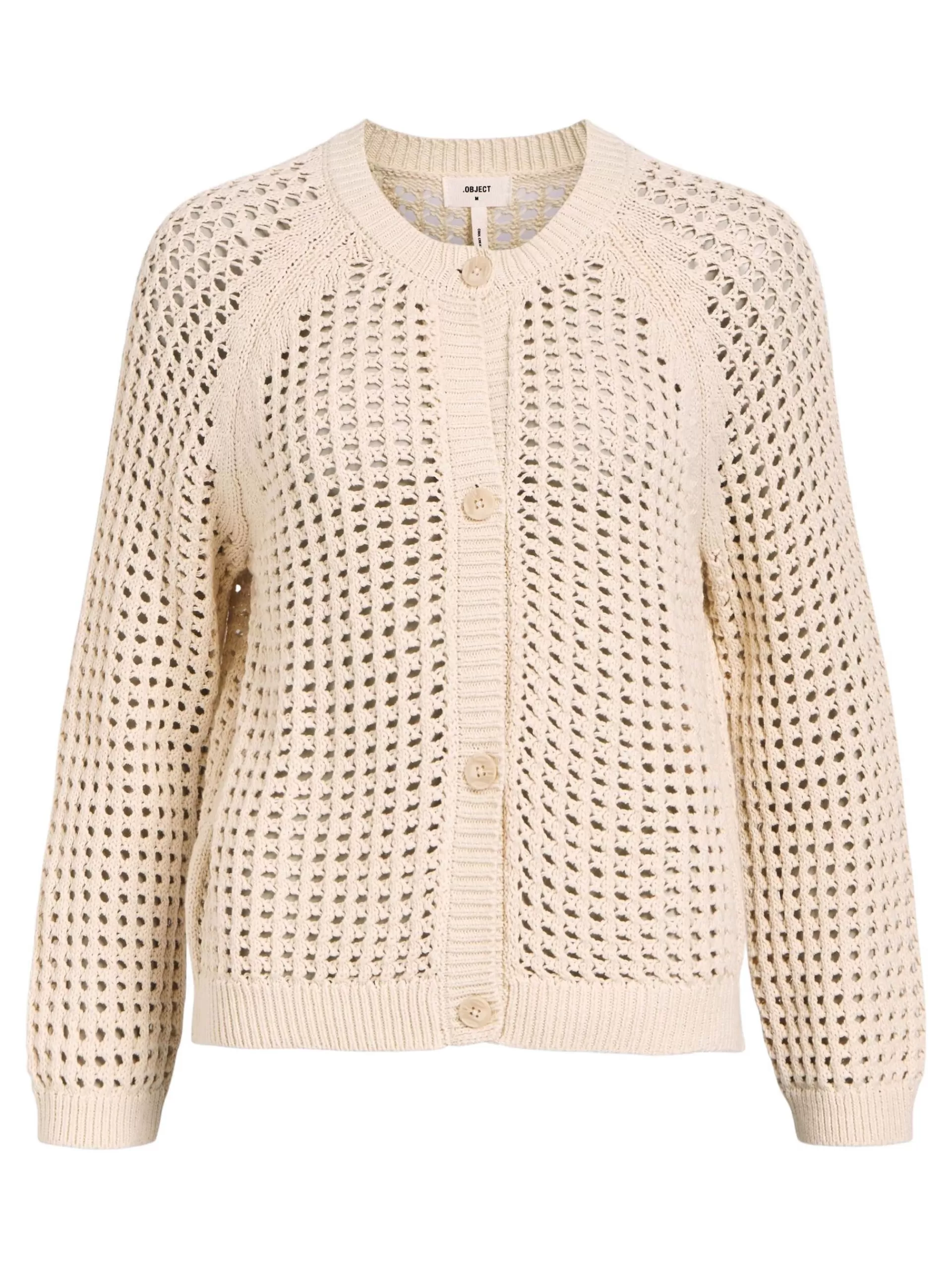 OBJECT ÅPEN VEVING CARDIGAN