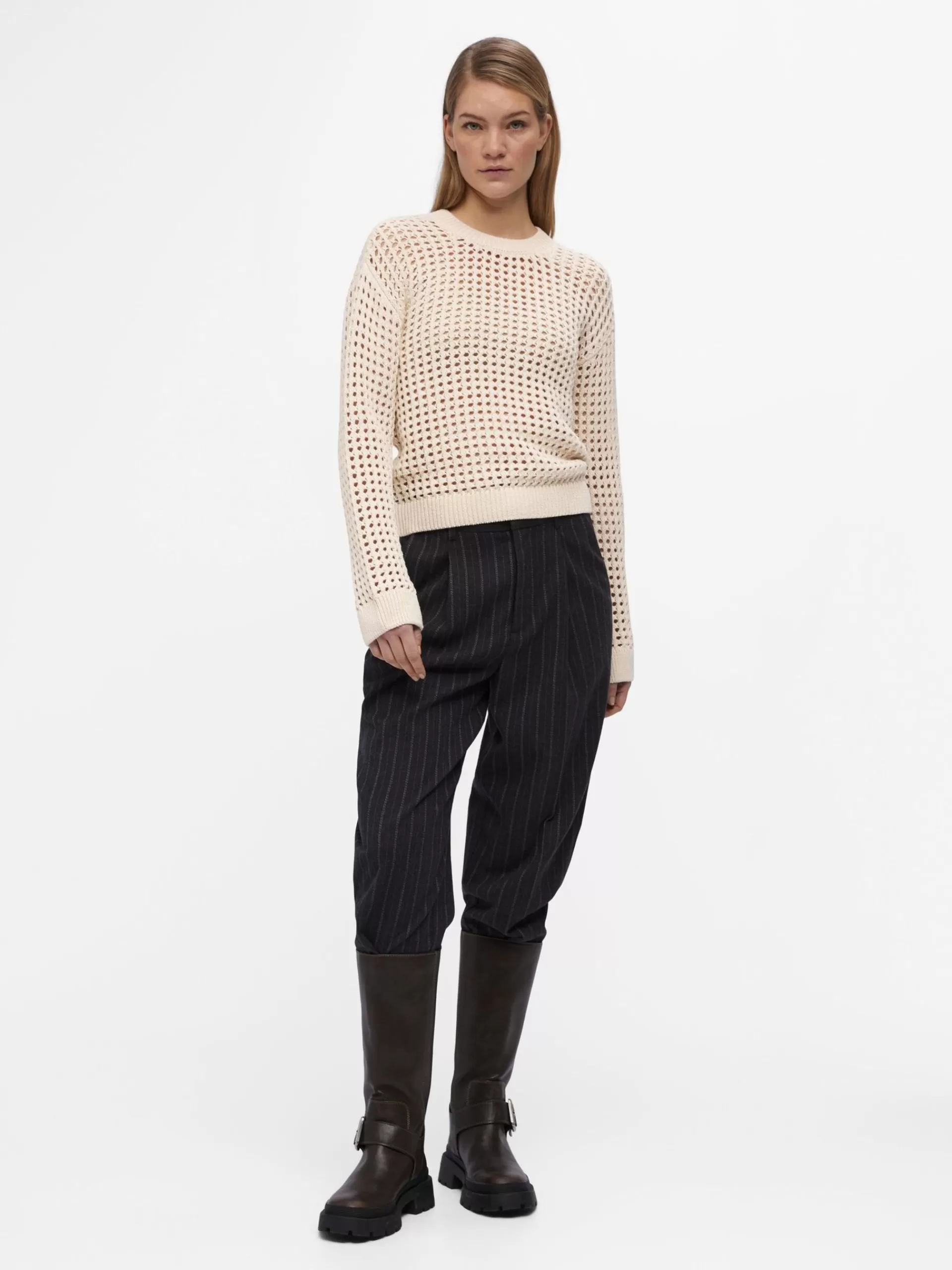 OBJECT ÅPEN VEVING PULLOVER