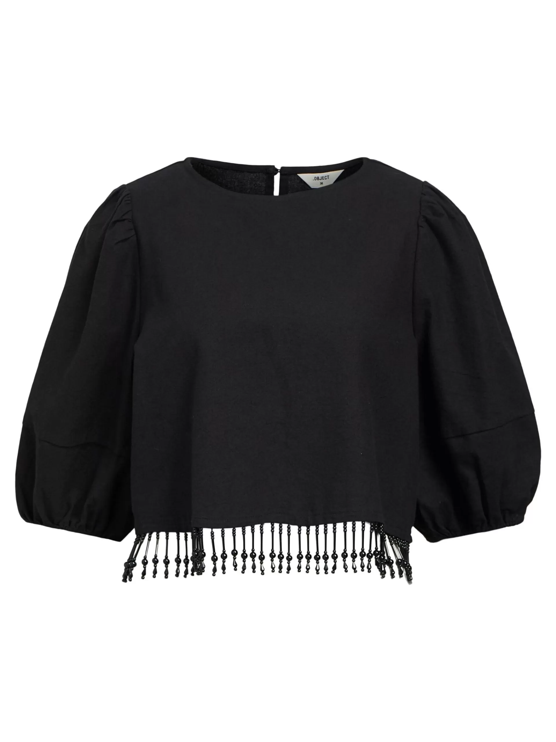 OBJECT PERLEBELAGT CROP-TOPP
