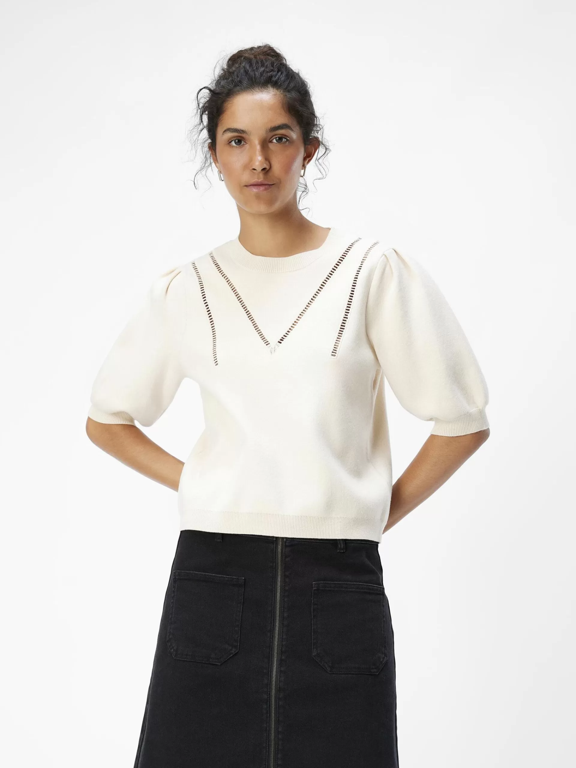 OBJECT PUFFERMET STRIKKET TOPP