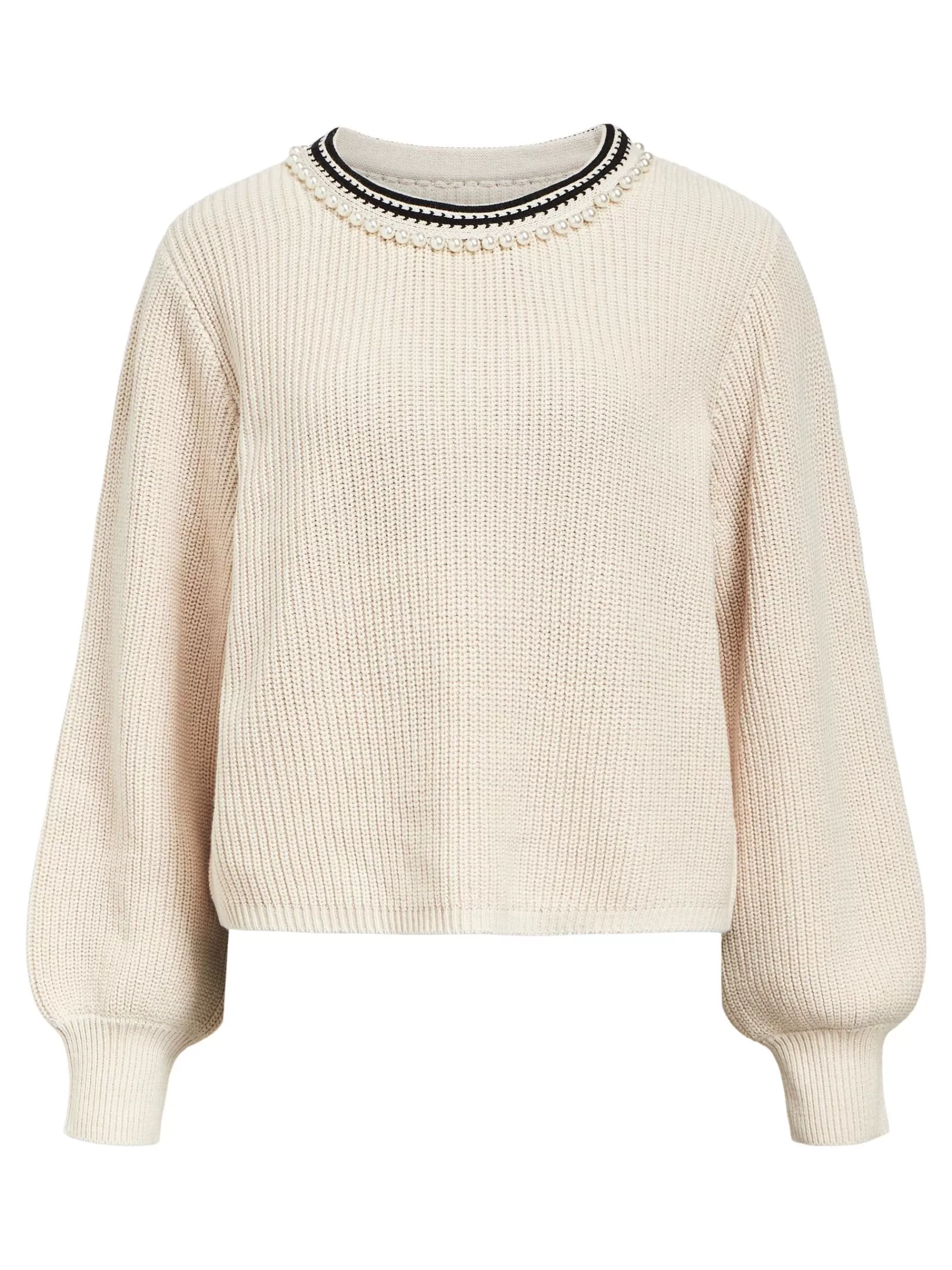 OBJECT RIBBET STRIKKET PULLOVER
