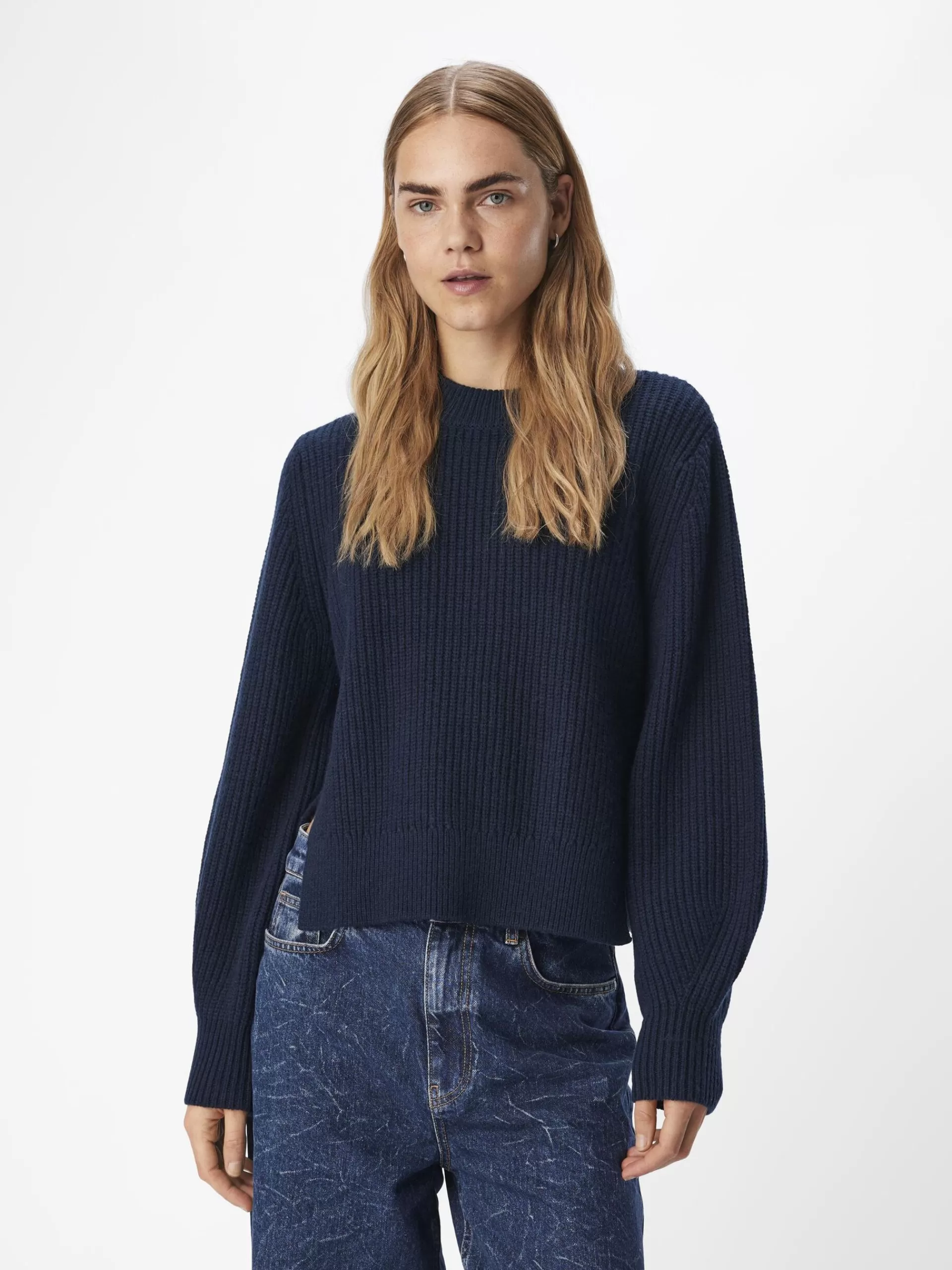 OBJECT RIBBET STRIKKET PULLOVER