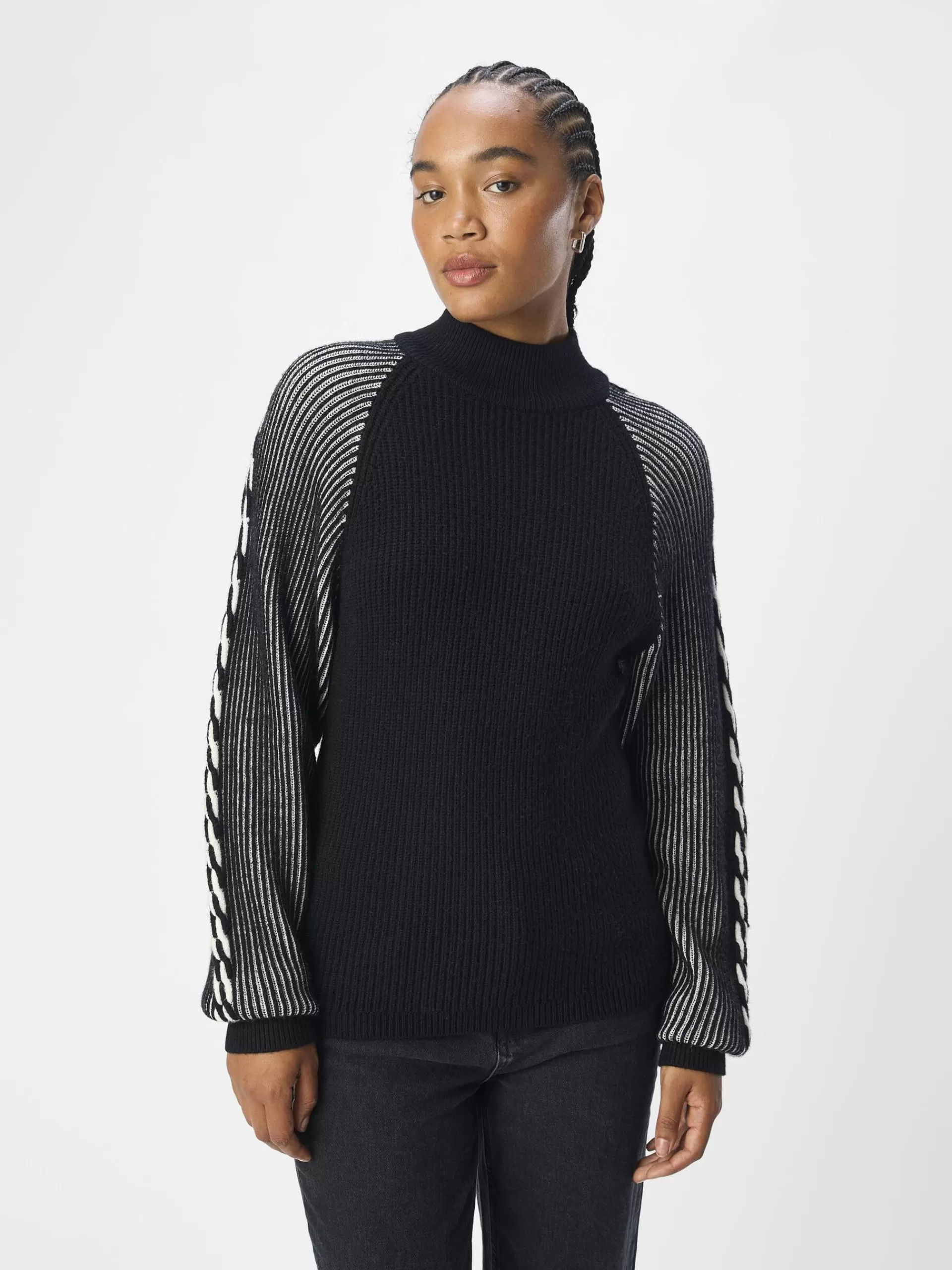 OBJECT RIBBET STRIKKET PULLOVER