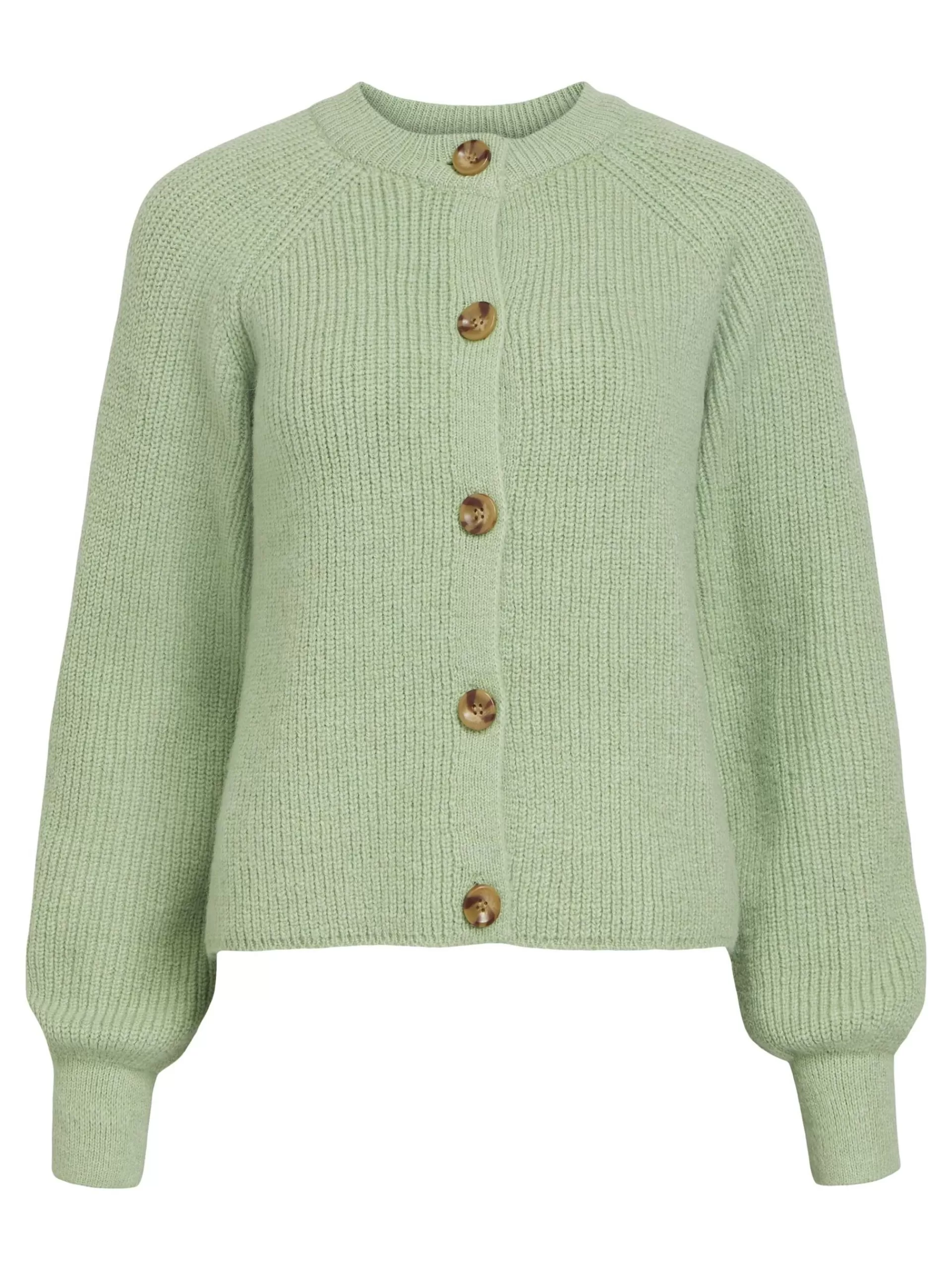 OBJECT RUND HALS STRIKKET CARDIGAN